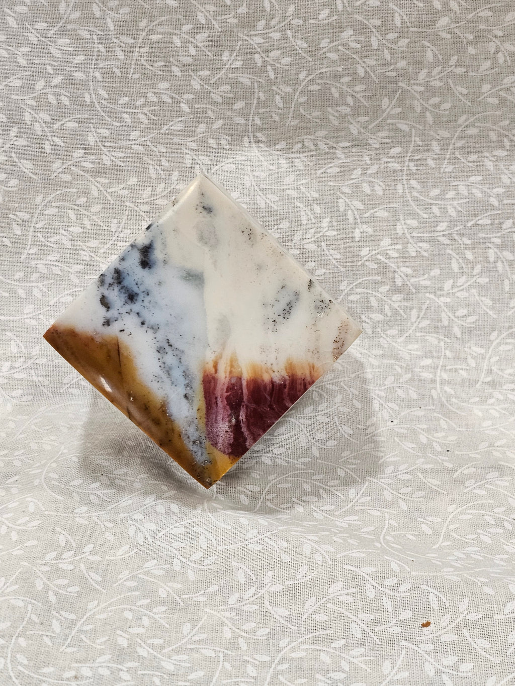 Ocean Jasper Crystal Cube 2.5 Inch