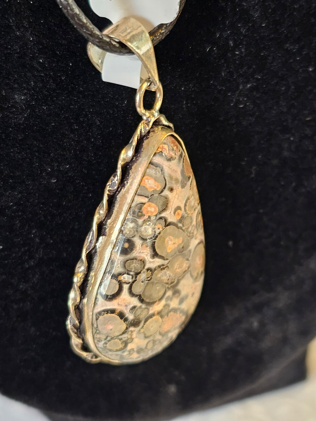 Leopard Skin Jasper Crystal Gemstone Necklace - Natural Stone