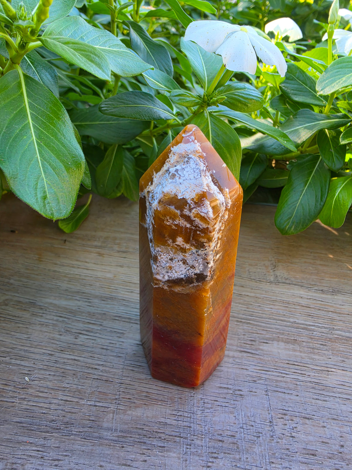 Mookite Jasper Crystal Tower – Approximately 4" Tall
