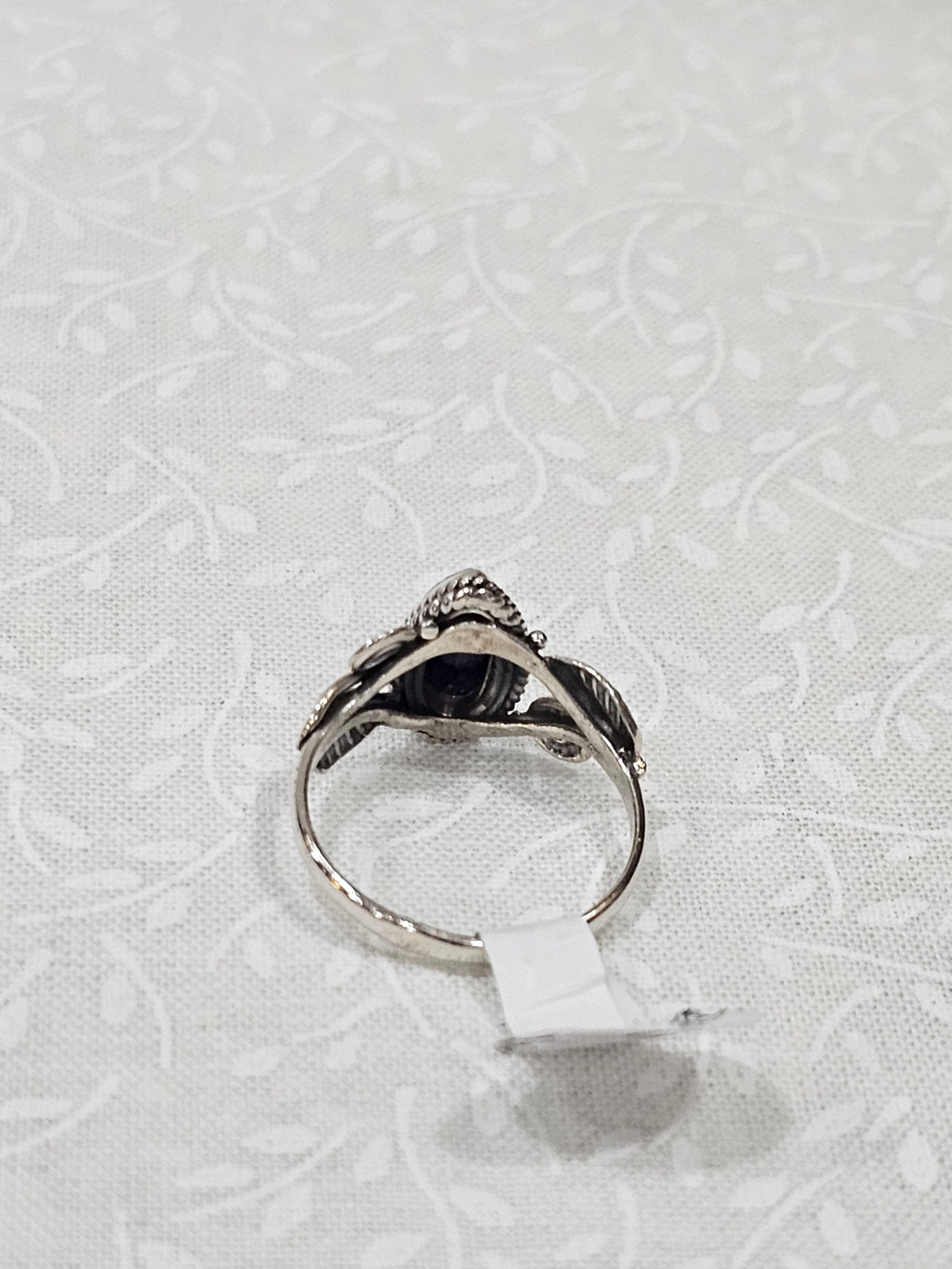 Sterling Silver Sapphire Gemstone Ring 6
