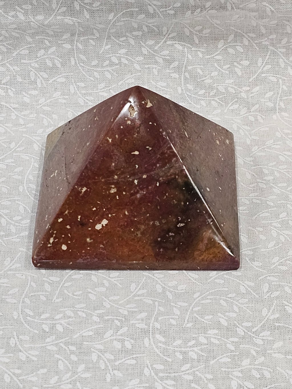 Red Jasper Crystal Pyramid 3 Inch