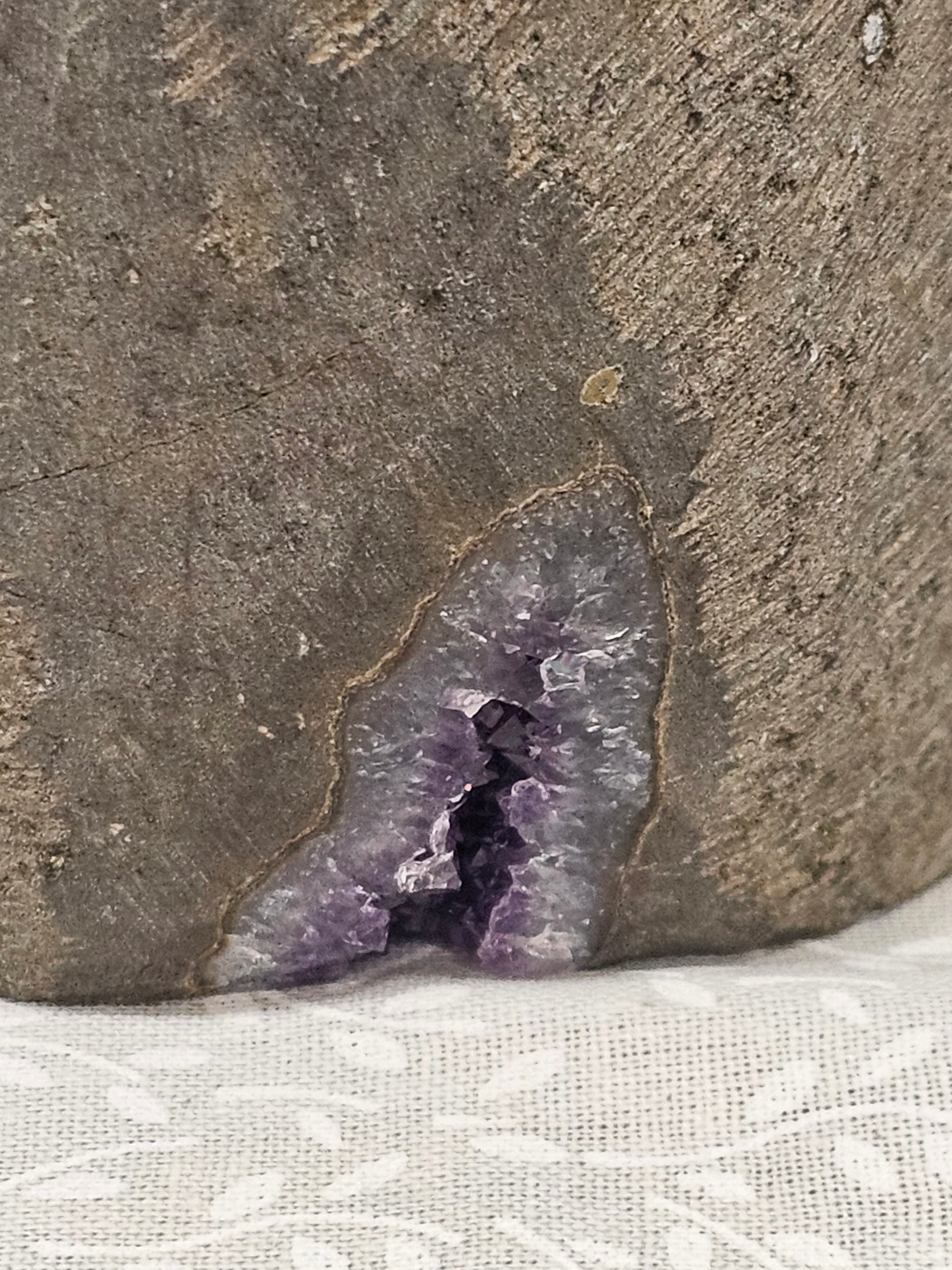 Amethyst Raw Crystal Cut Base
