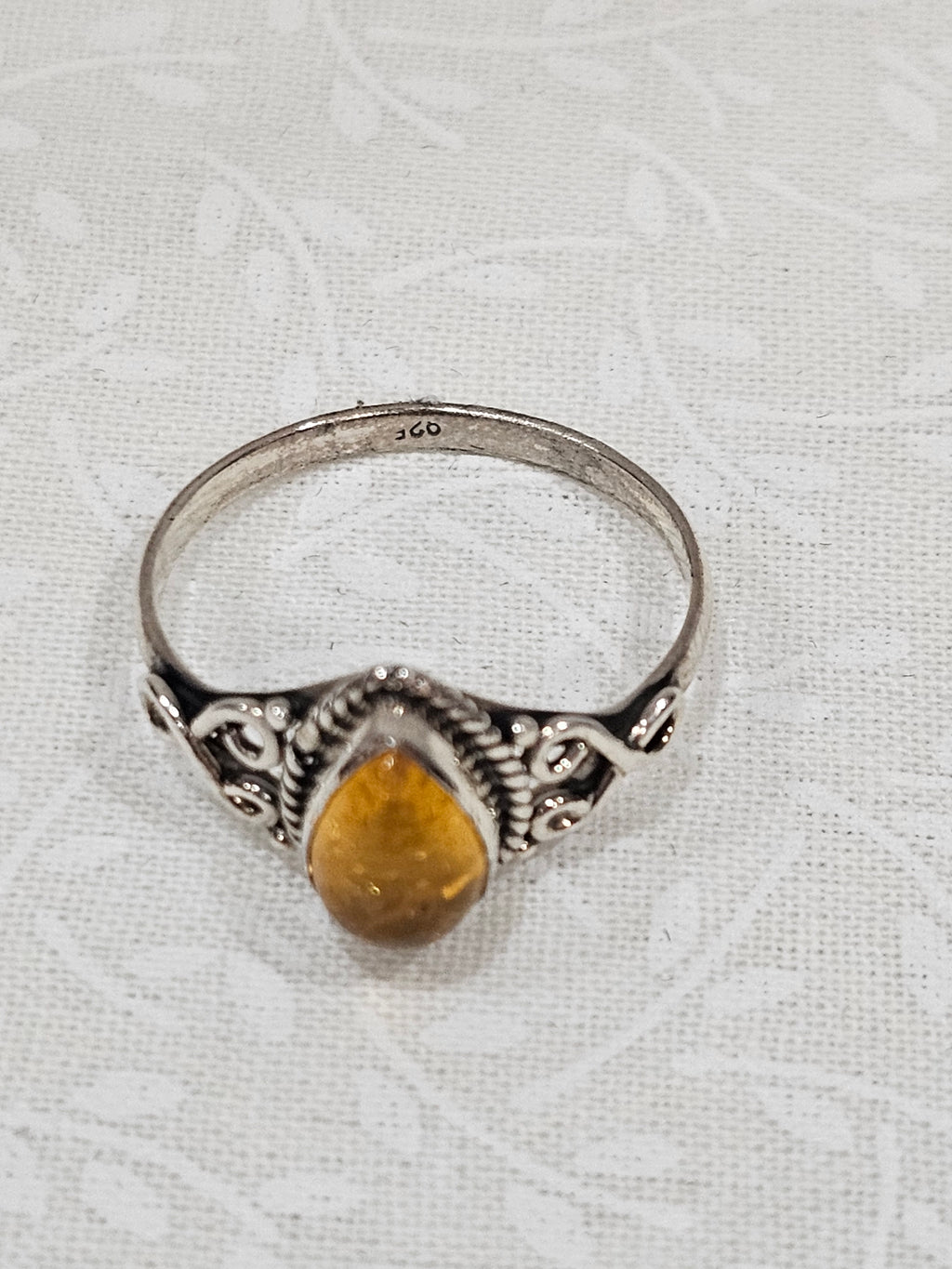 Sterling Silver Carnelian Gemstone Ring 9