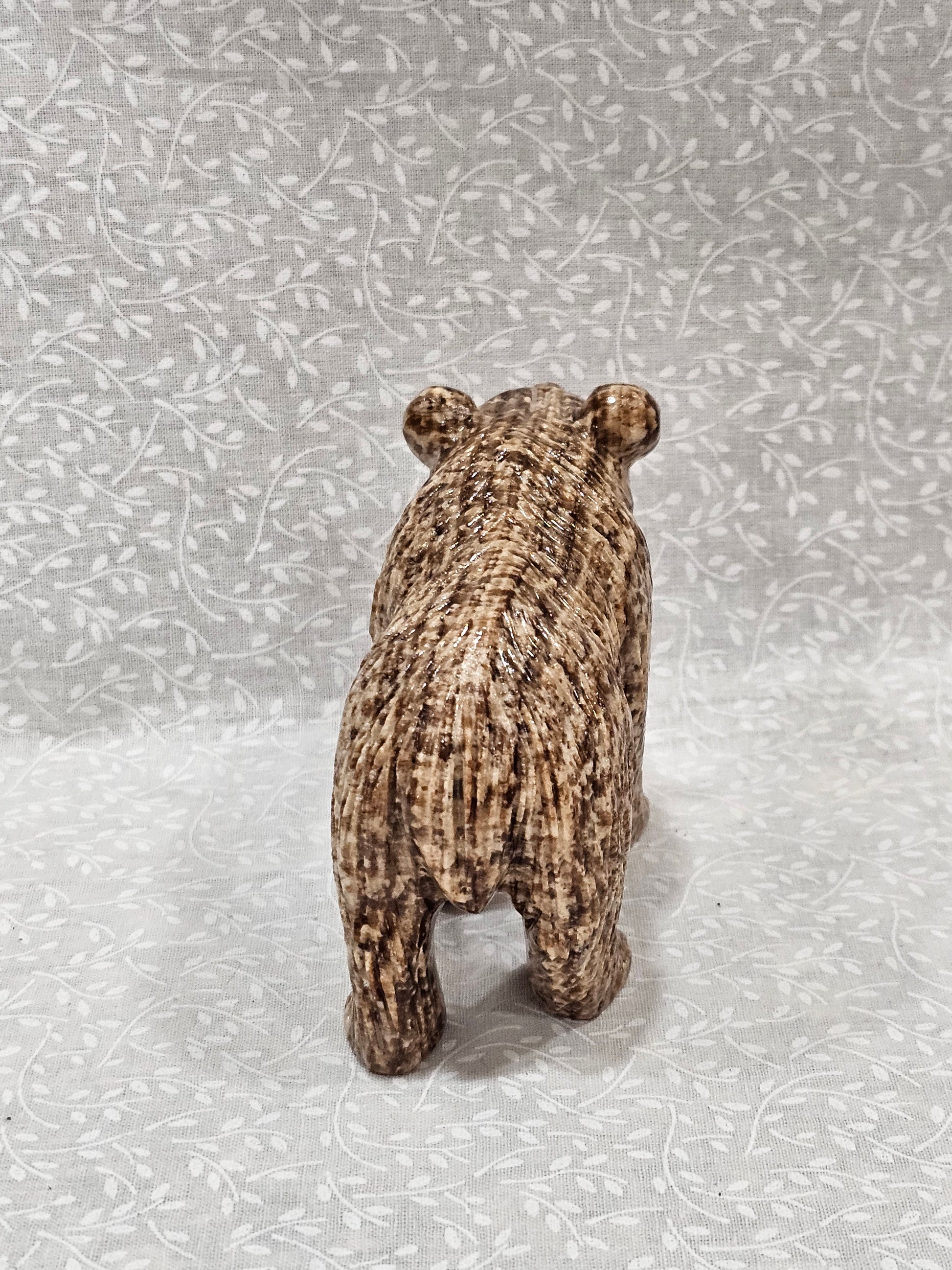 Soapstone Crystal Bear
