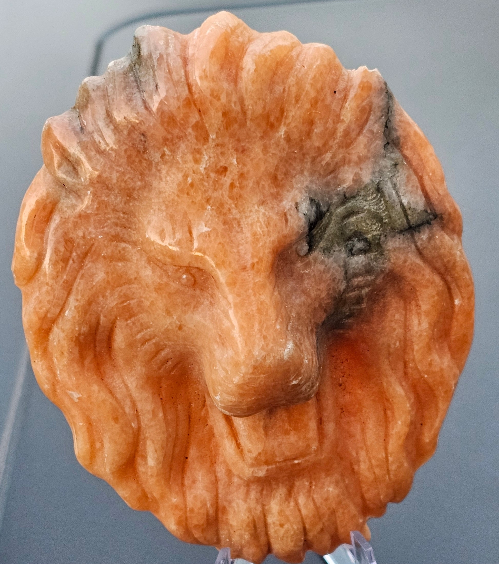 Orange Calcite Crystal Loin