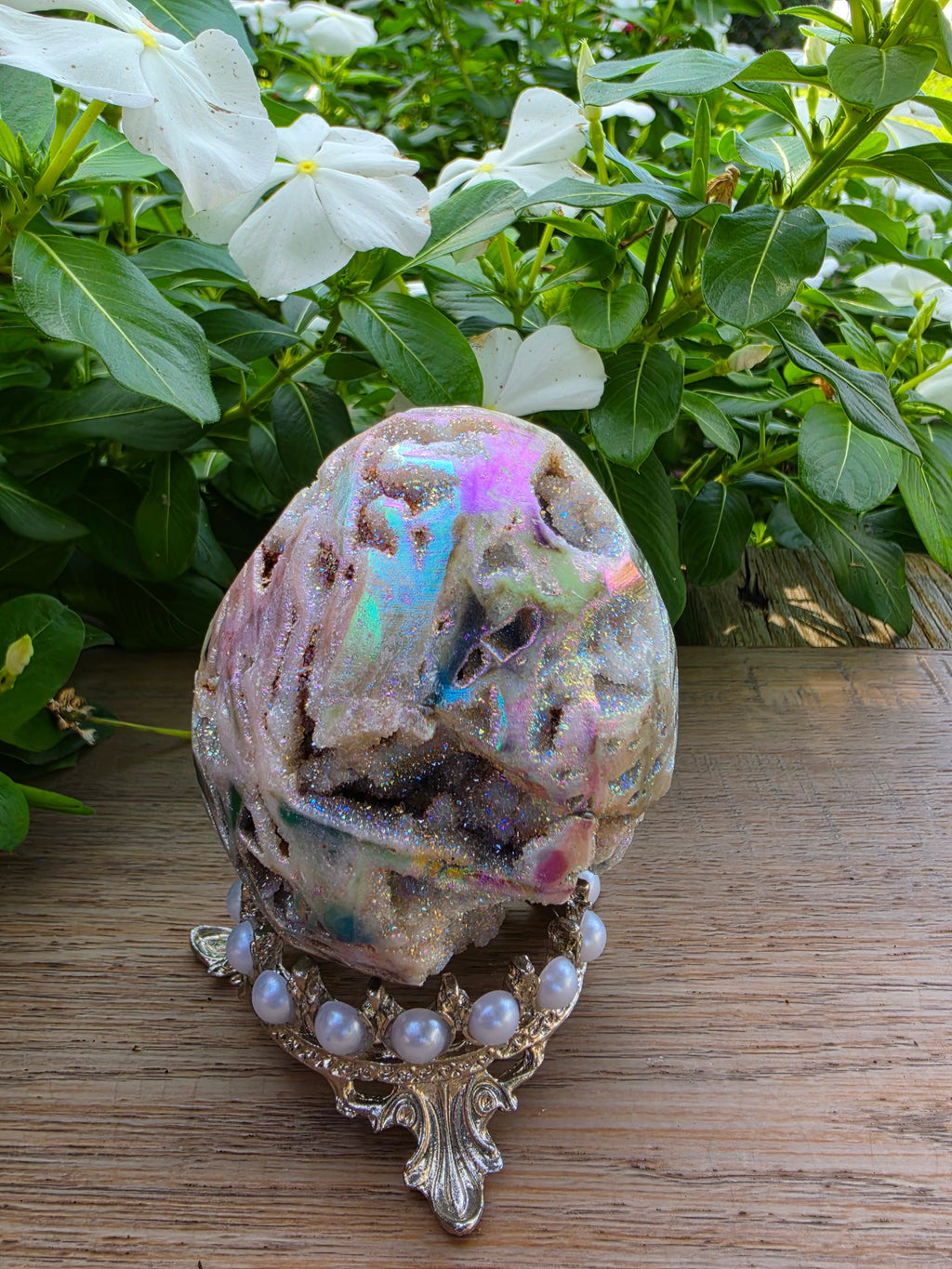 Aura Sphalerite Crystal Egg