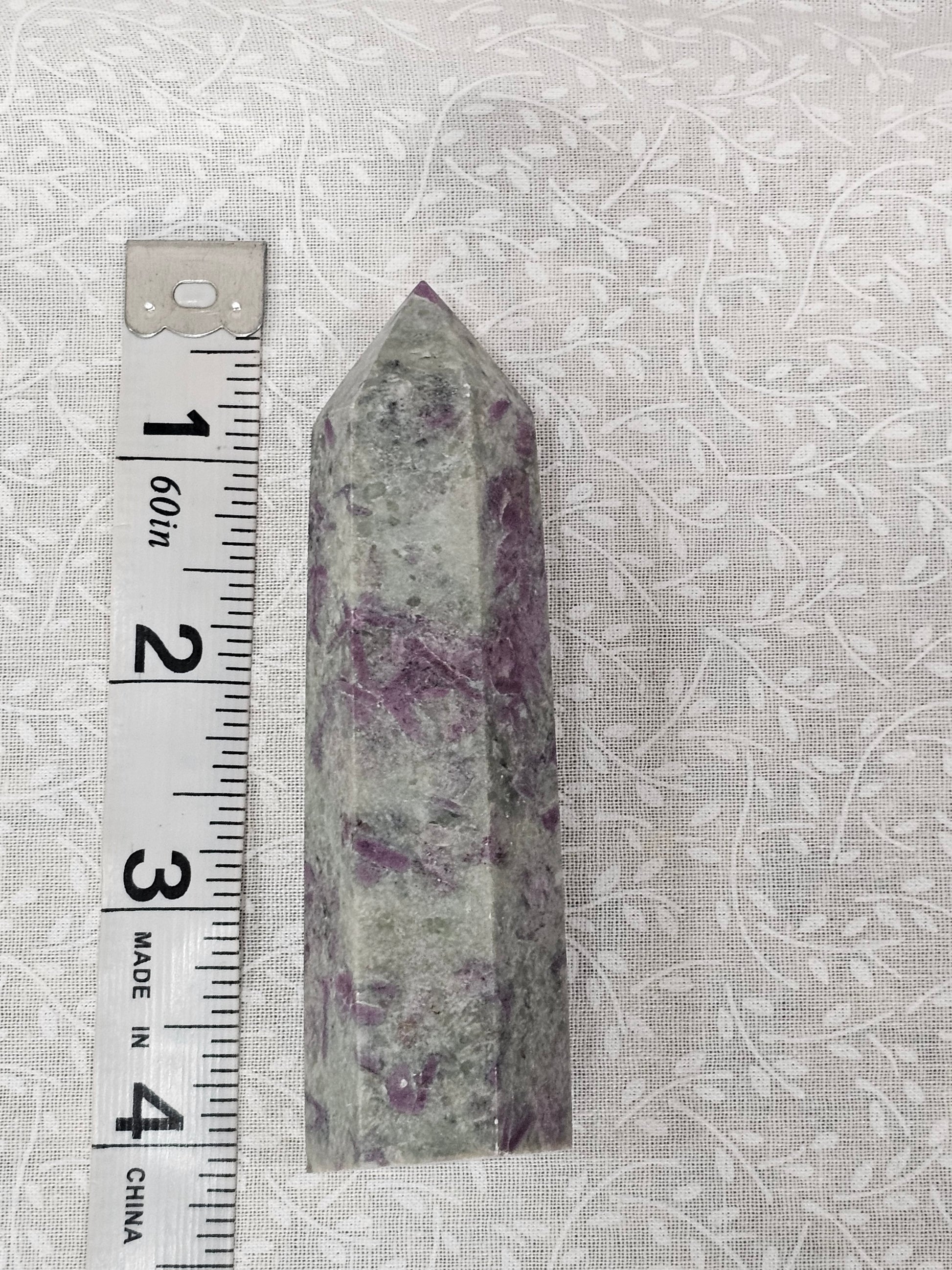 Ruby In Granite Crystal Tower