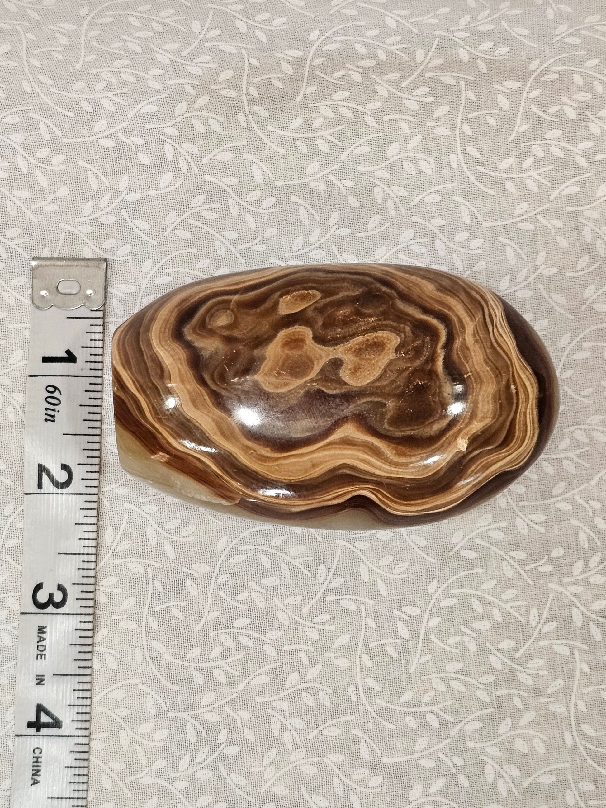 Chocolate Calcite also called Brown Argonite Crystal Free Form