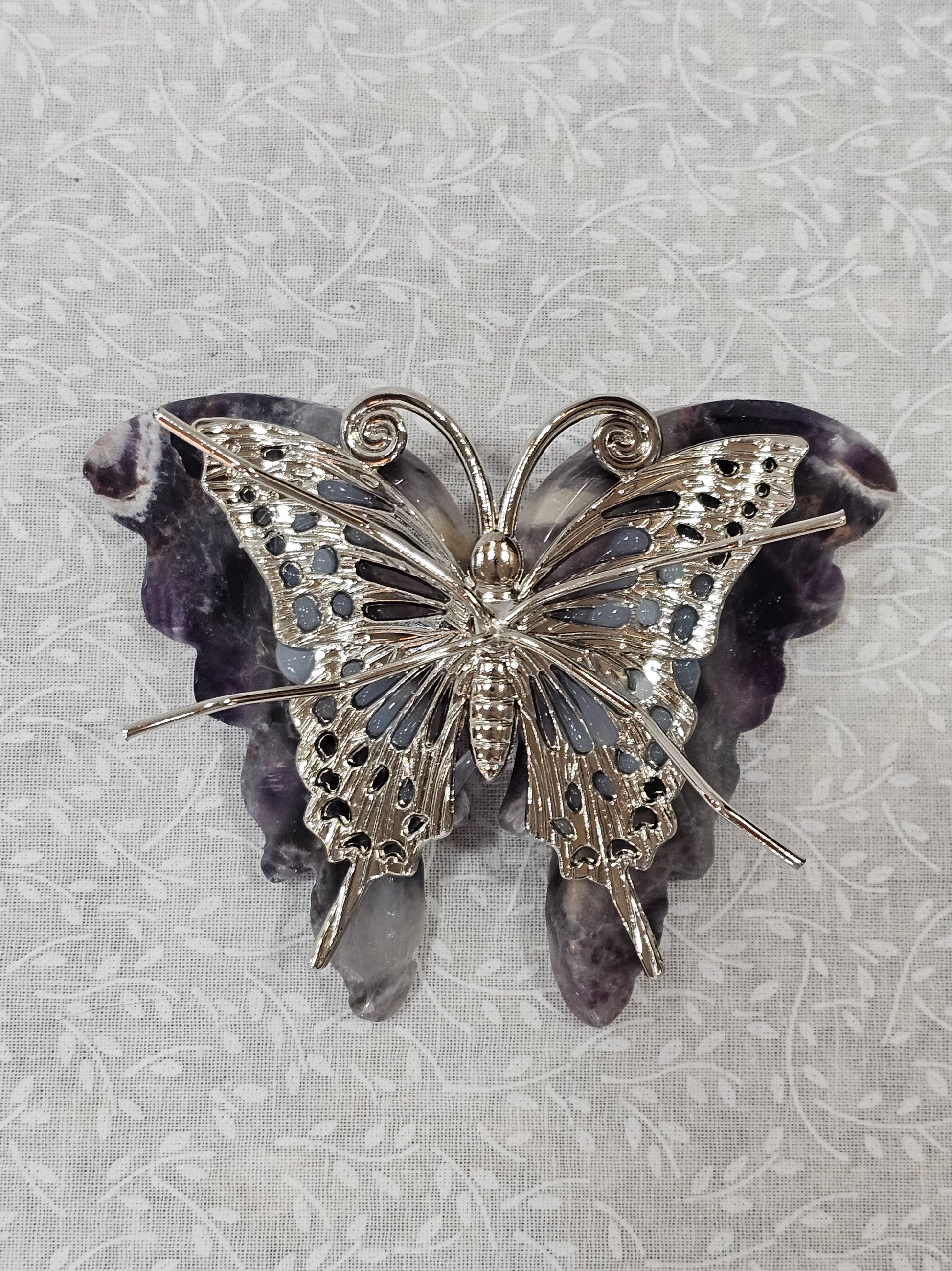 Dream Amethyst Crystal Butterfly 3 Inch