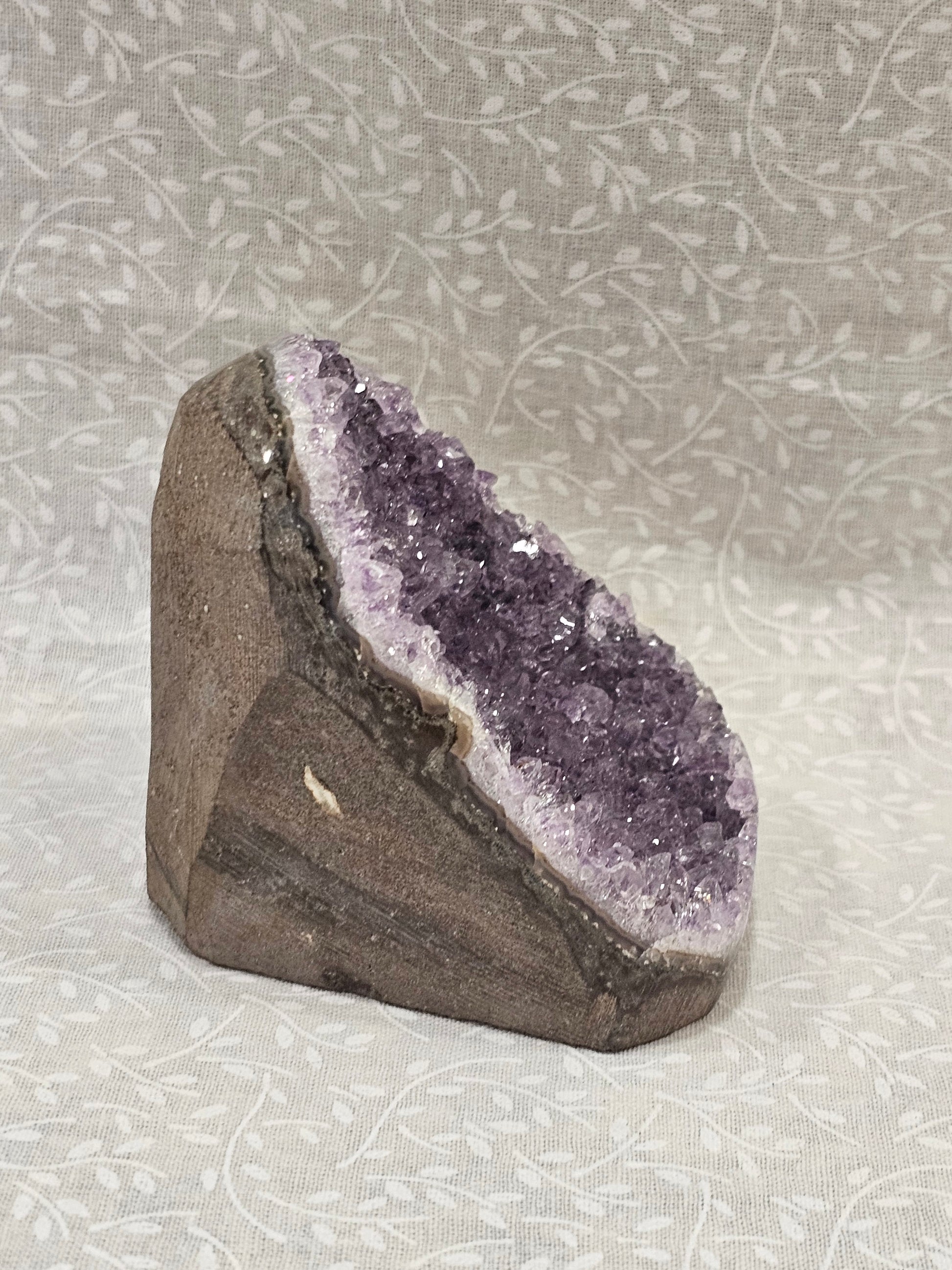 Amethyst Raw Crystal Cut Base