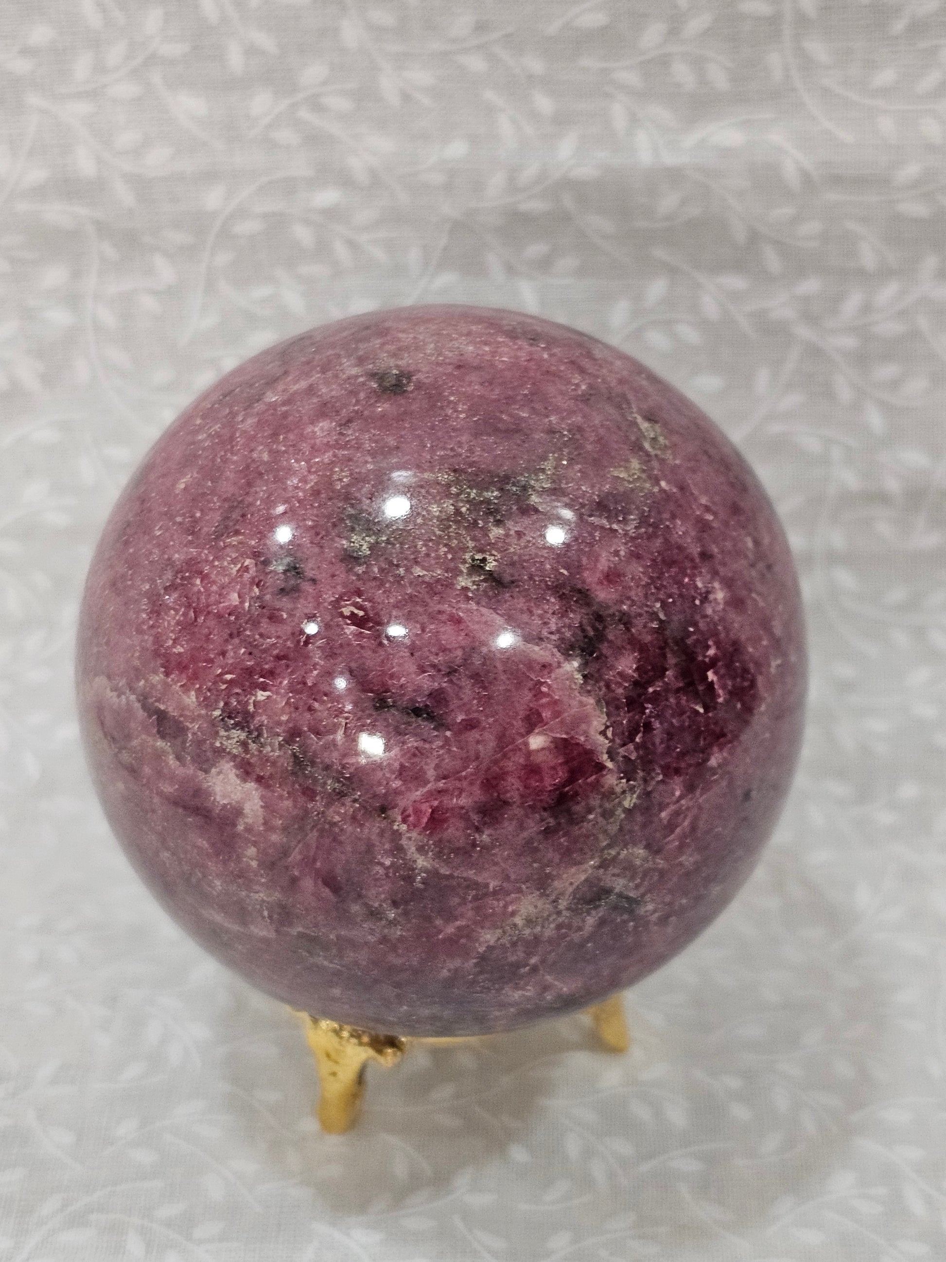 Rhodenite Crystal Sphere