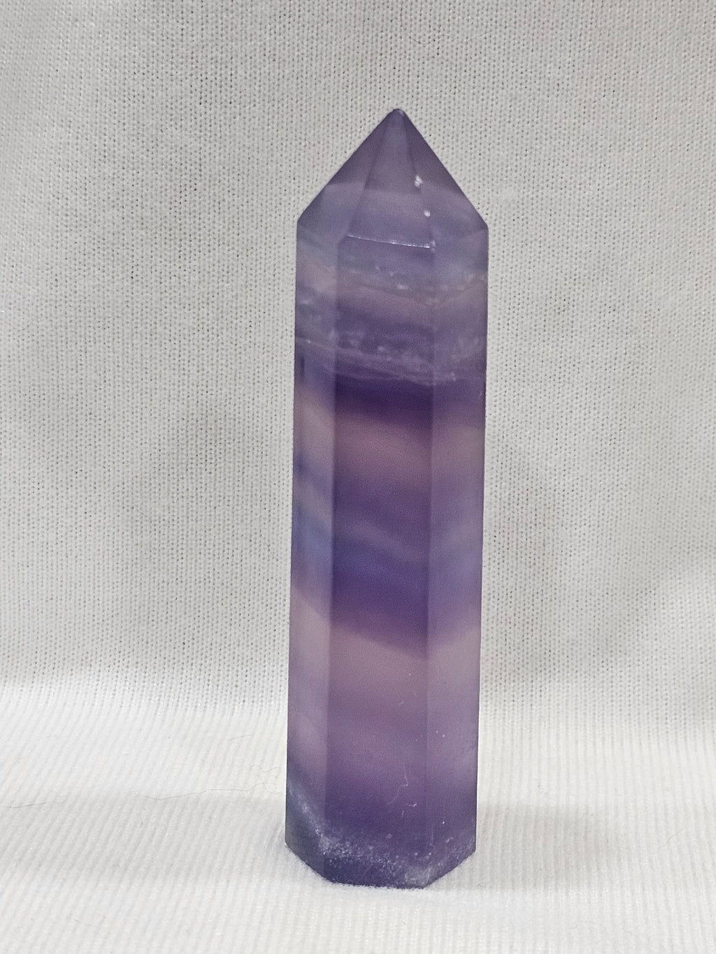 Rainbow Fluorite Point Crystal Tower