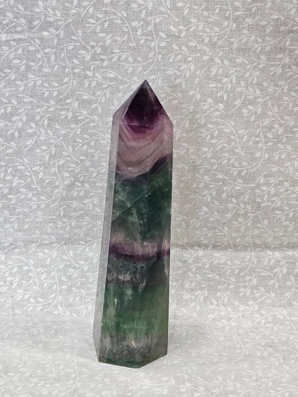 Rainbow Fluorite Crystal Tower