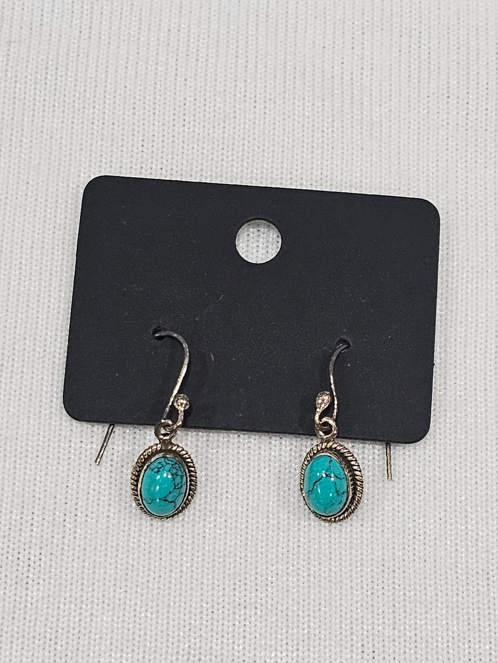 Turquoise Dangle Sterling Silver Earrings