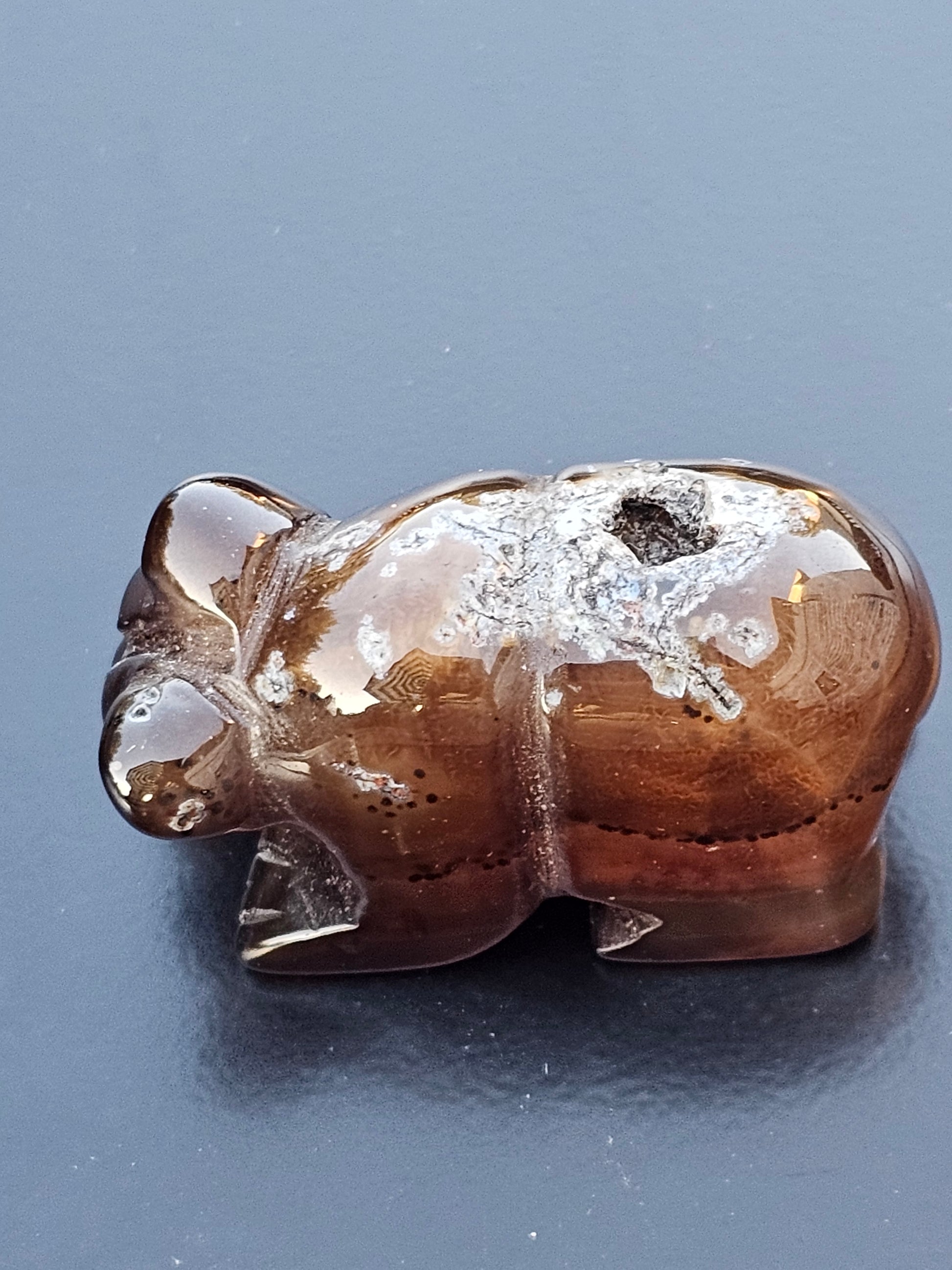 Agate Crystal Bear