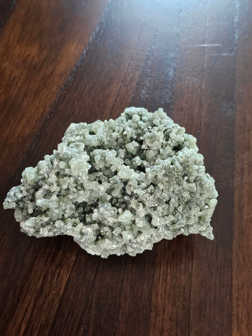 Prehnite Raw Crystal Cluster