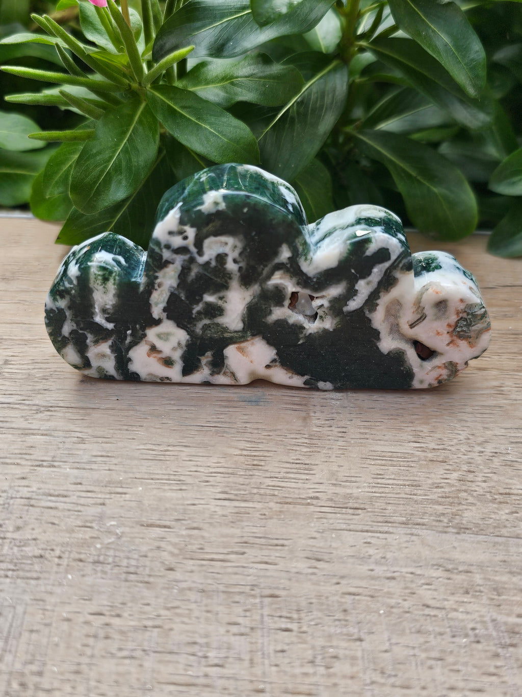 Moss Agate Crystal Cloud - Natural Healing Stone