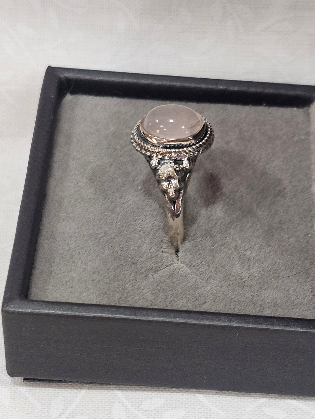 Sterling Silver Moonstone Gemstone Ring 8