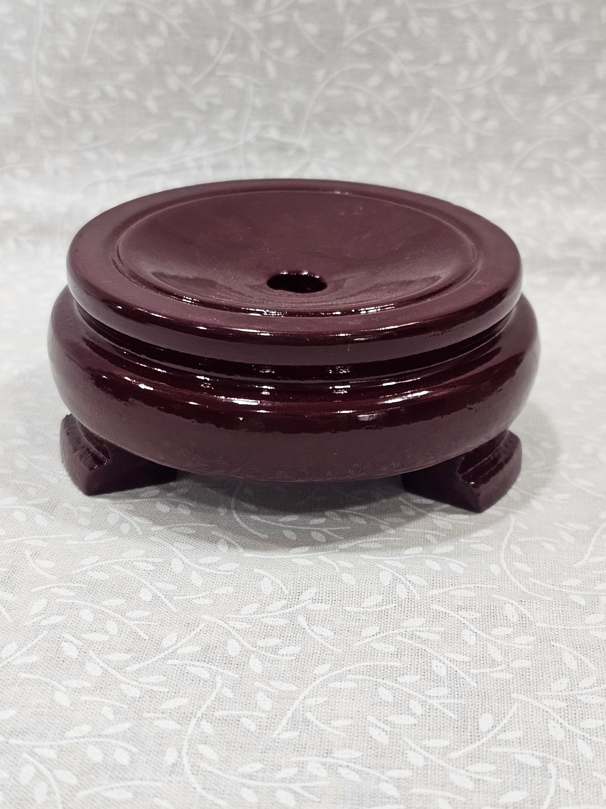 Wood Crystal Sphere Holder Bigger Size