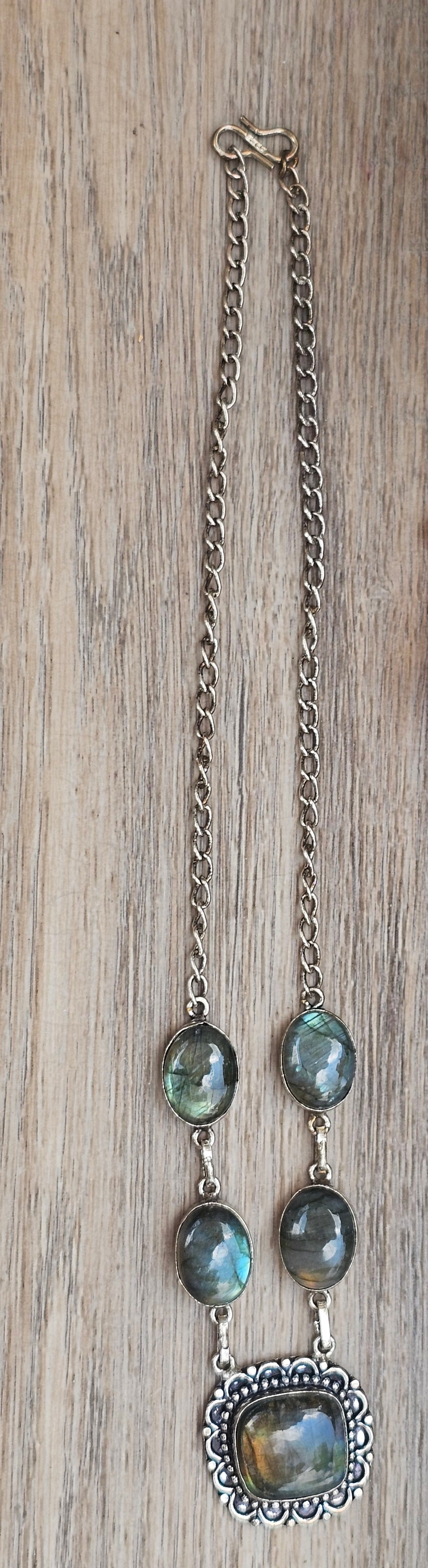 Labradorite Gemstone Necklace