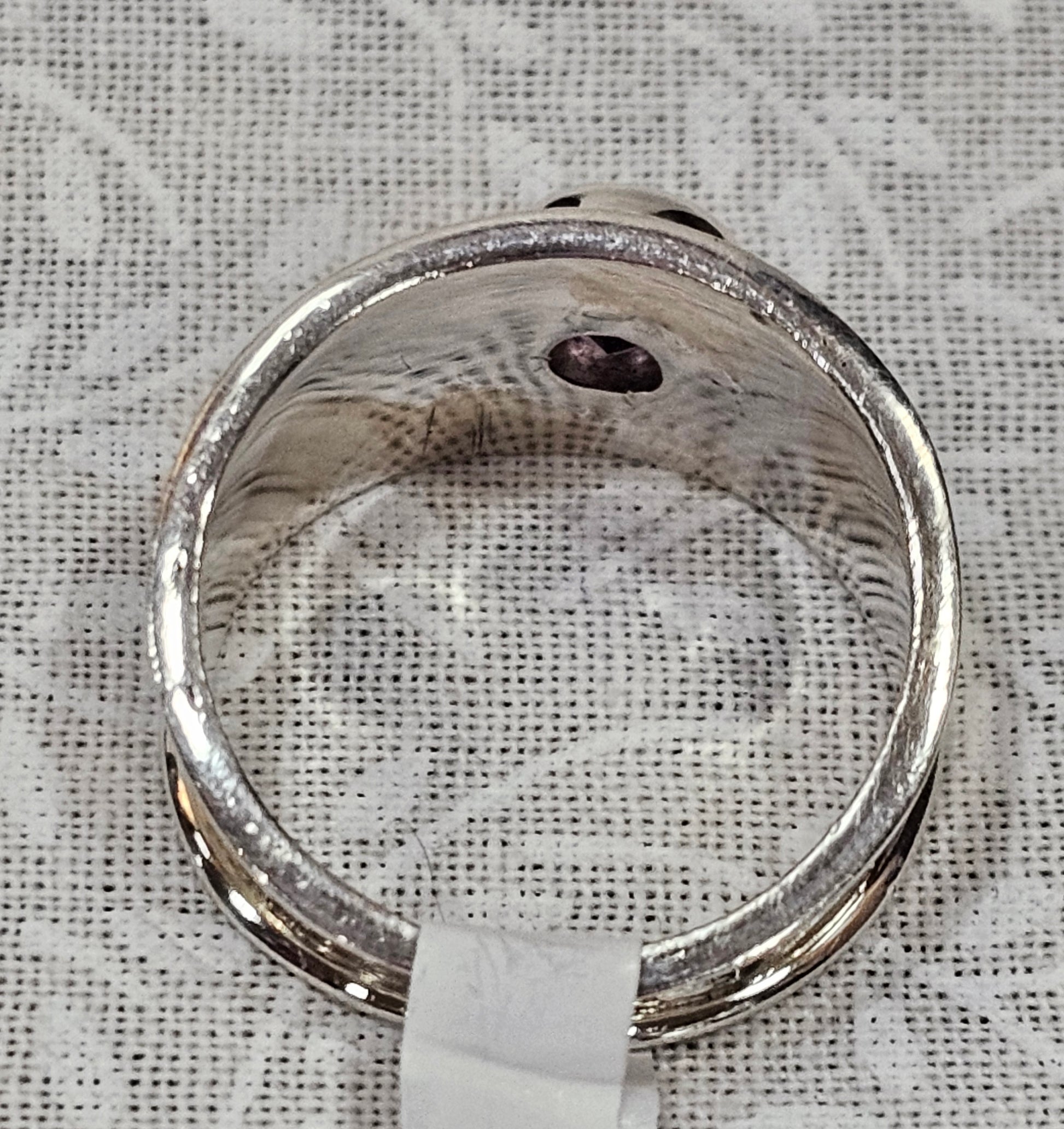 Sterling Silver Amethyst Gemstone Ring 7