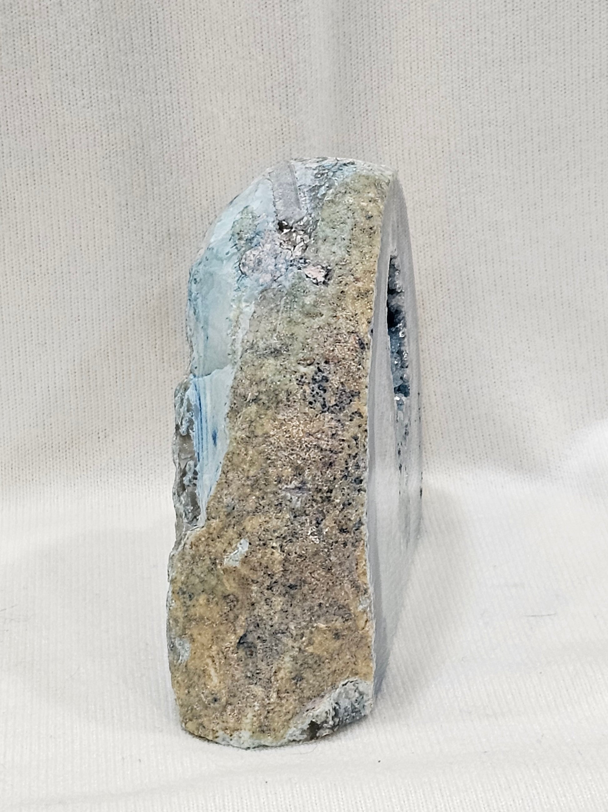 Blue Agate Crystal Free Form  Brazil