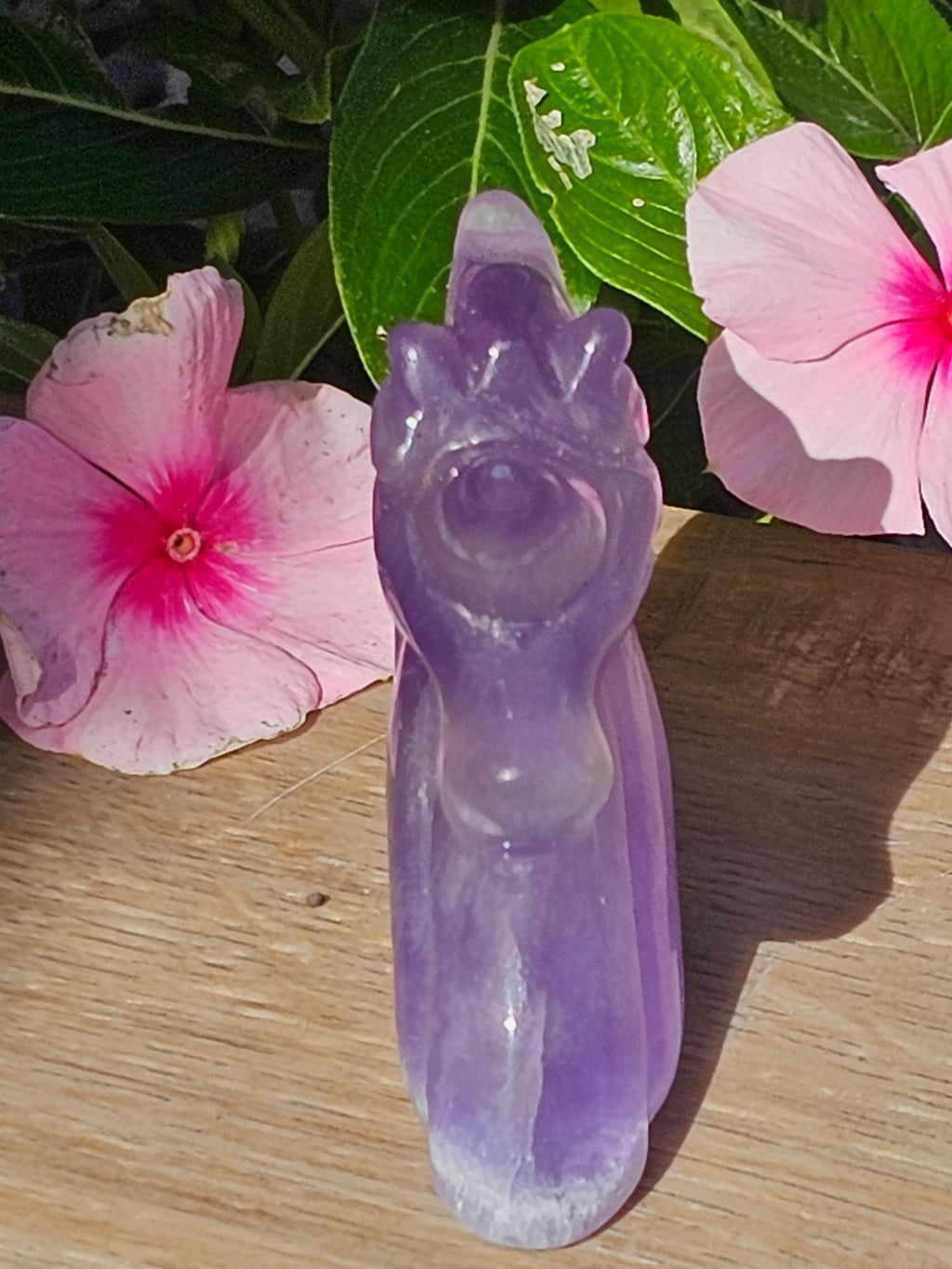Purple Fluorite Crystal Unicorn