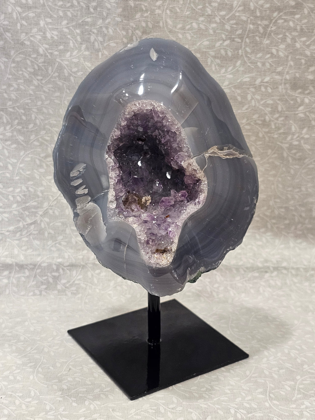 Amethyst Raw Crystal On Stand