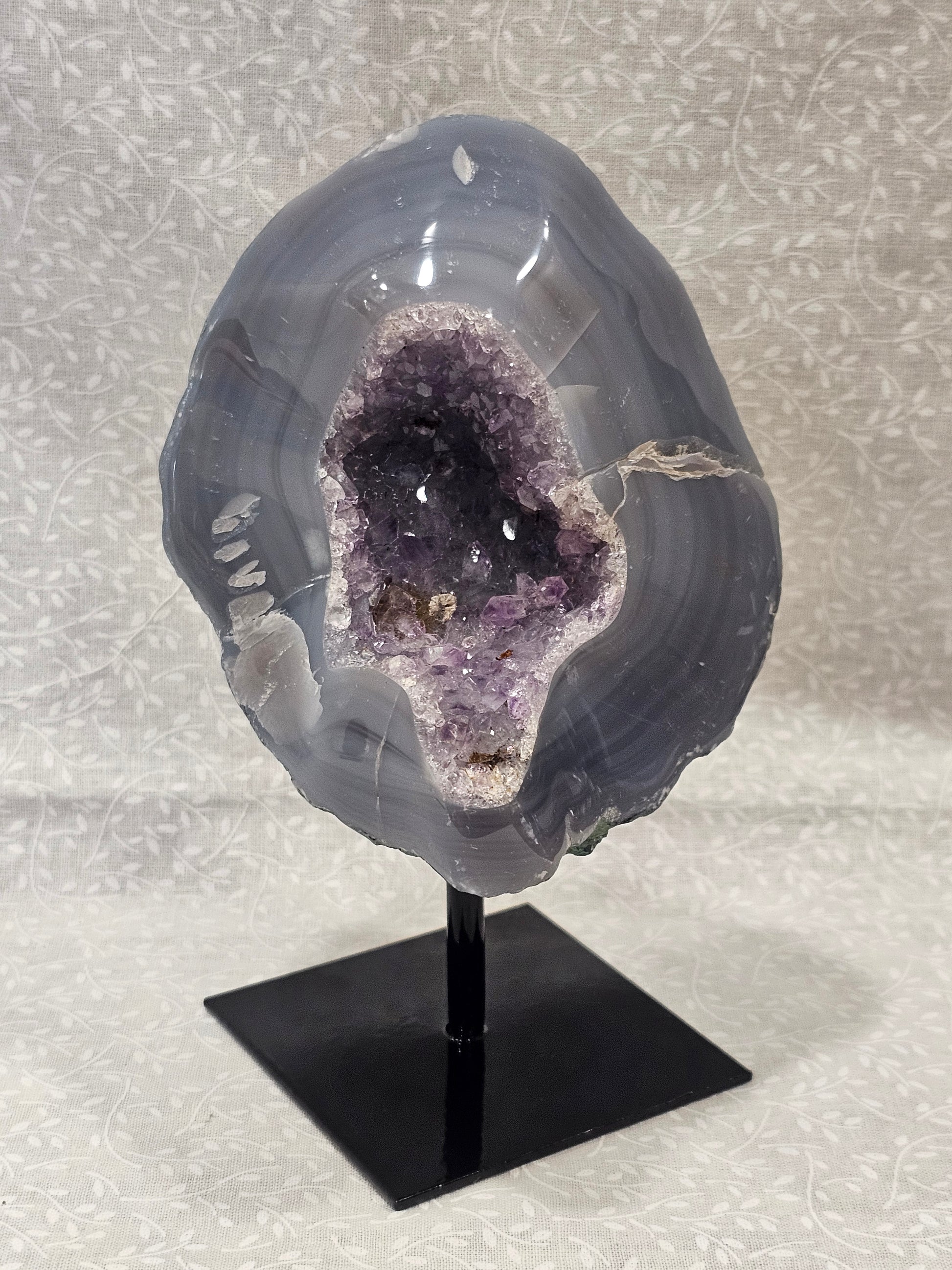 Amethyst Raw Crystal On Stand