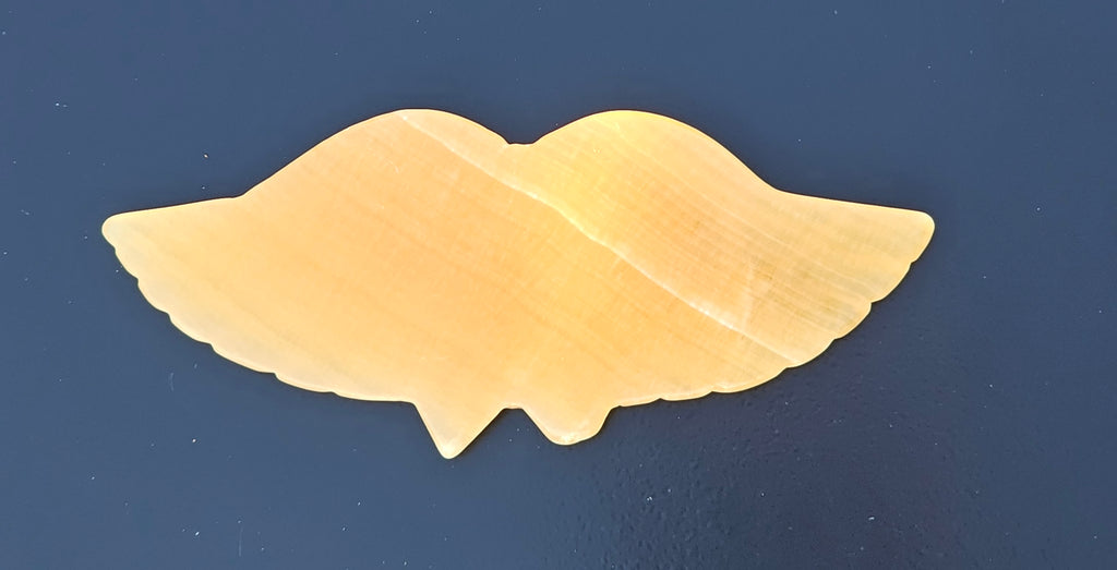 Orange Calcite Crystal Angel Wings