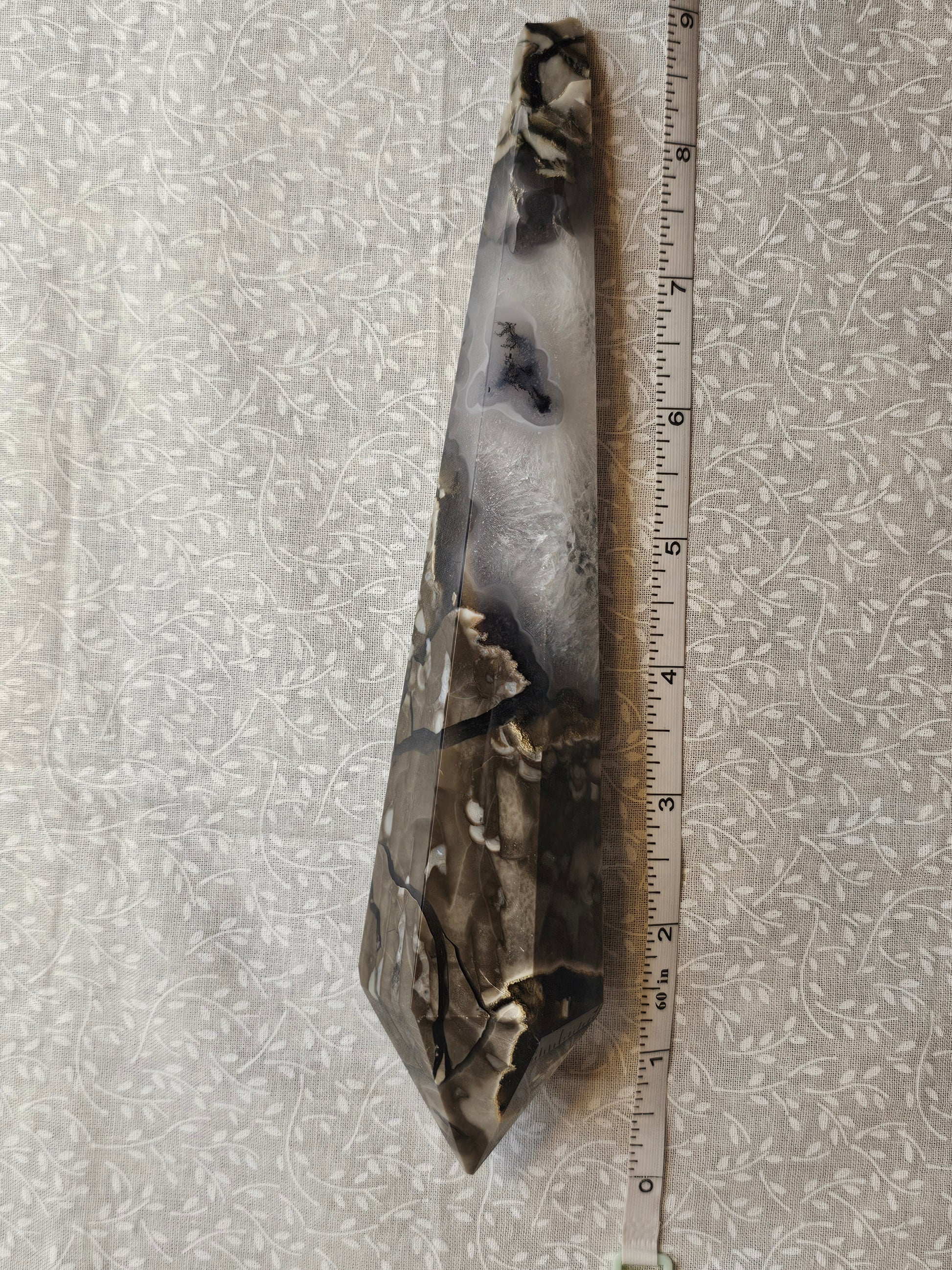 Volcano Agate Crystal Point Uv Active