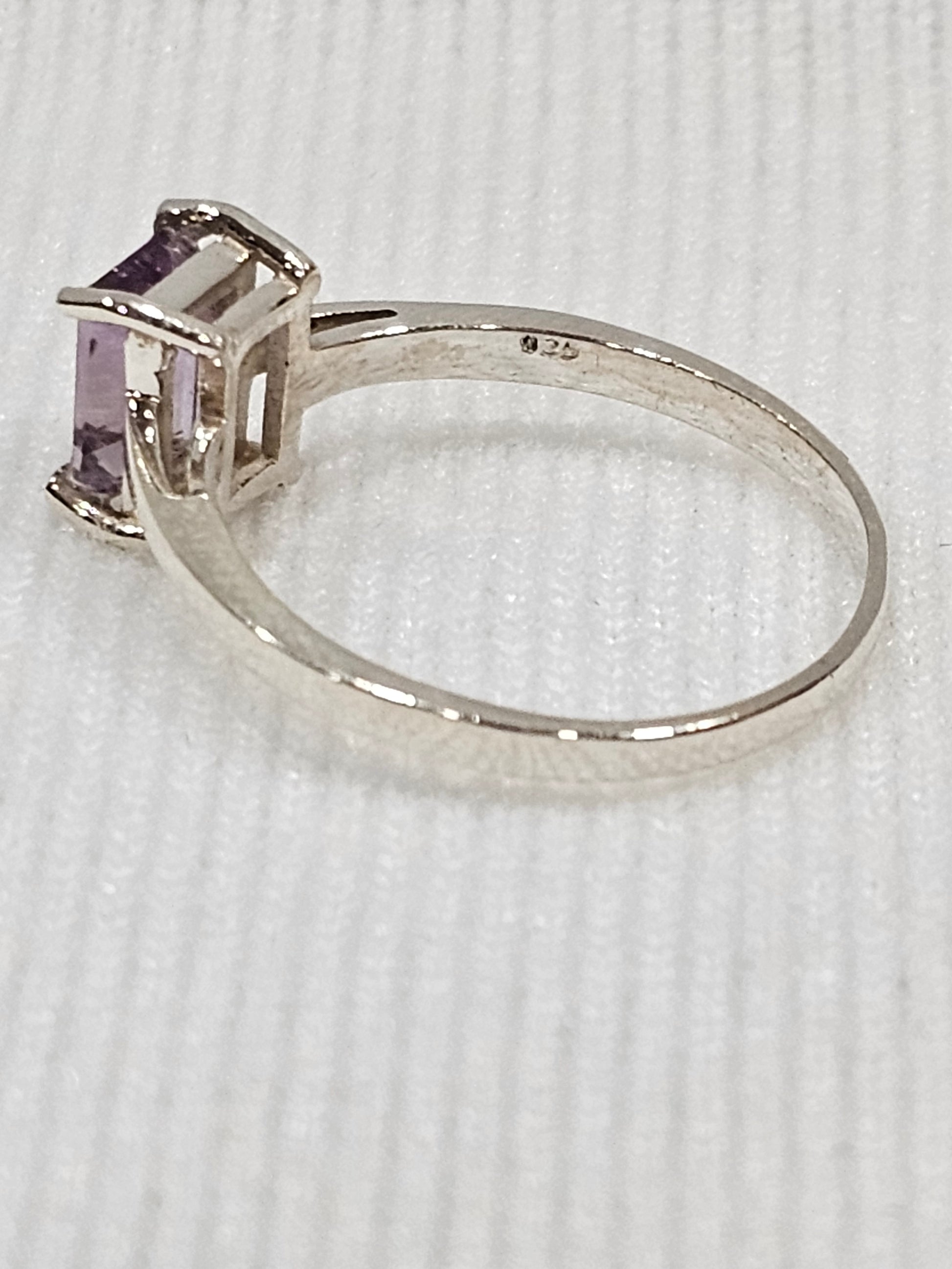Amethyst Gemstone Ring Size 6.5