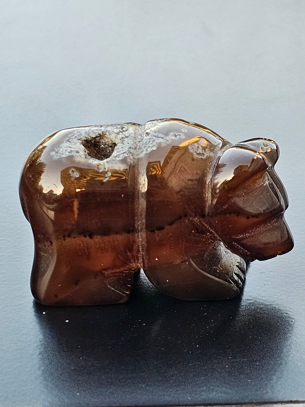 Agate Crystal Bear