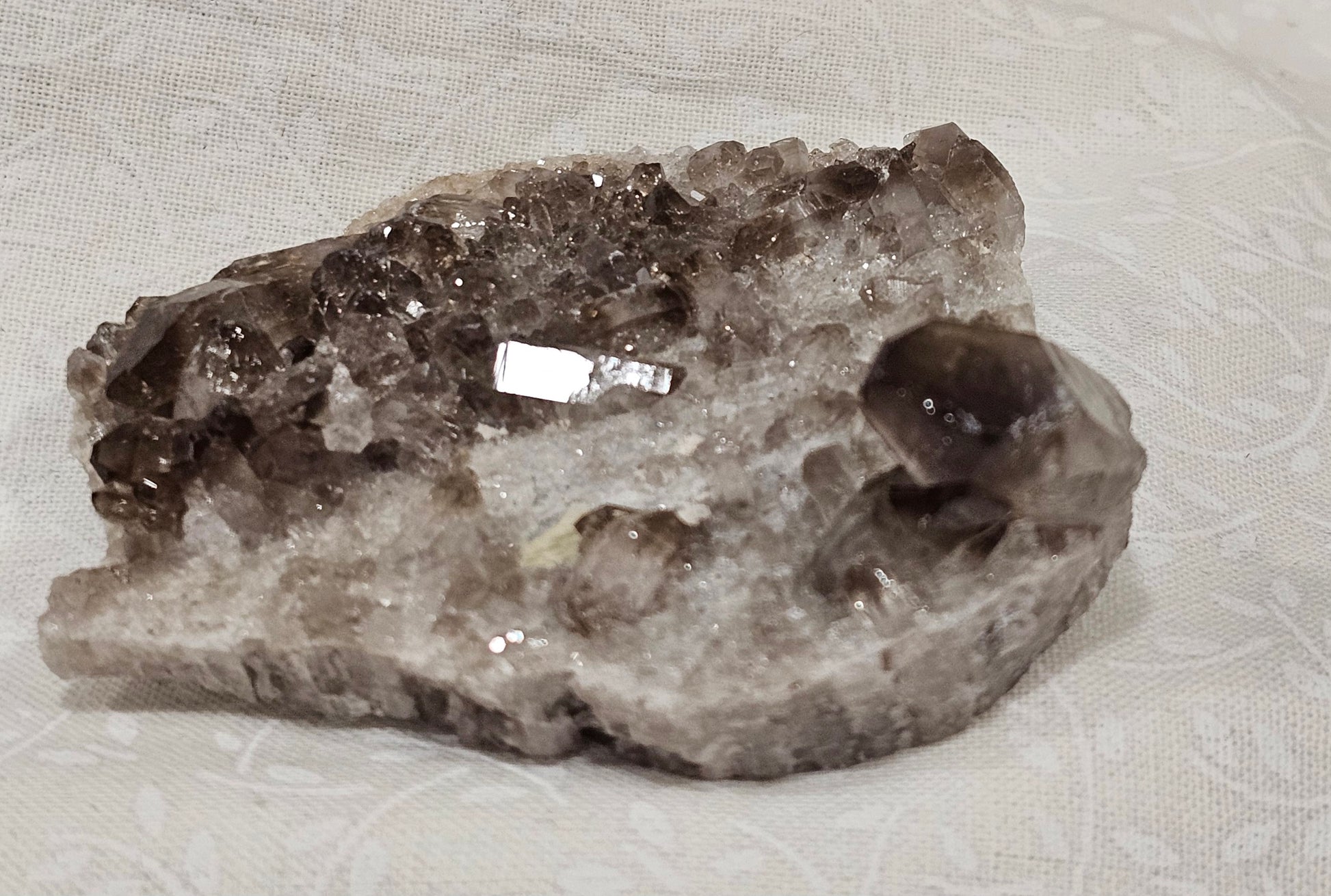Smokey Quartz Raw Crystal Cluster