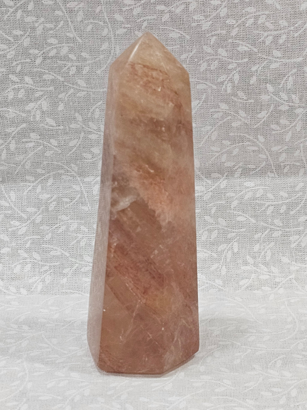 Fire Quartz Crystal Tower