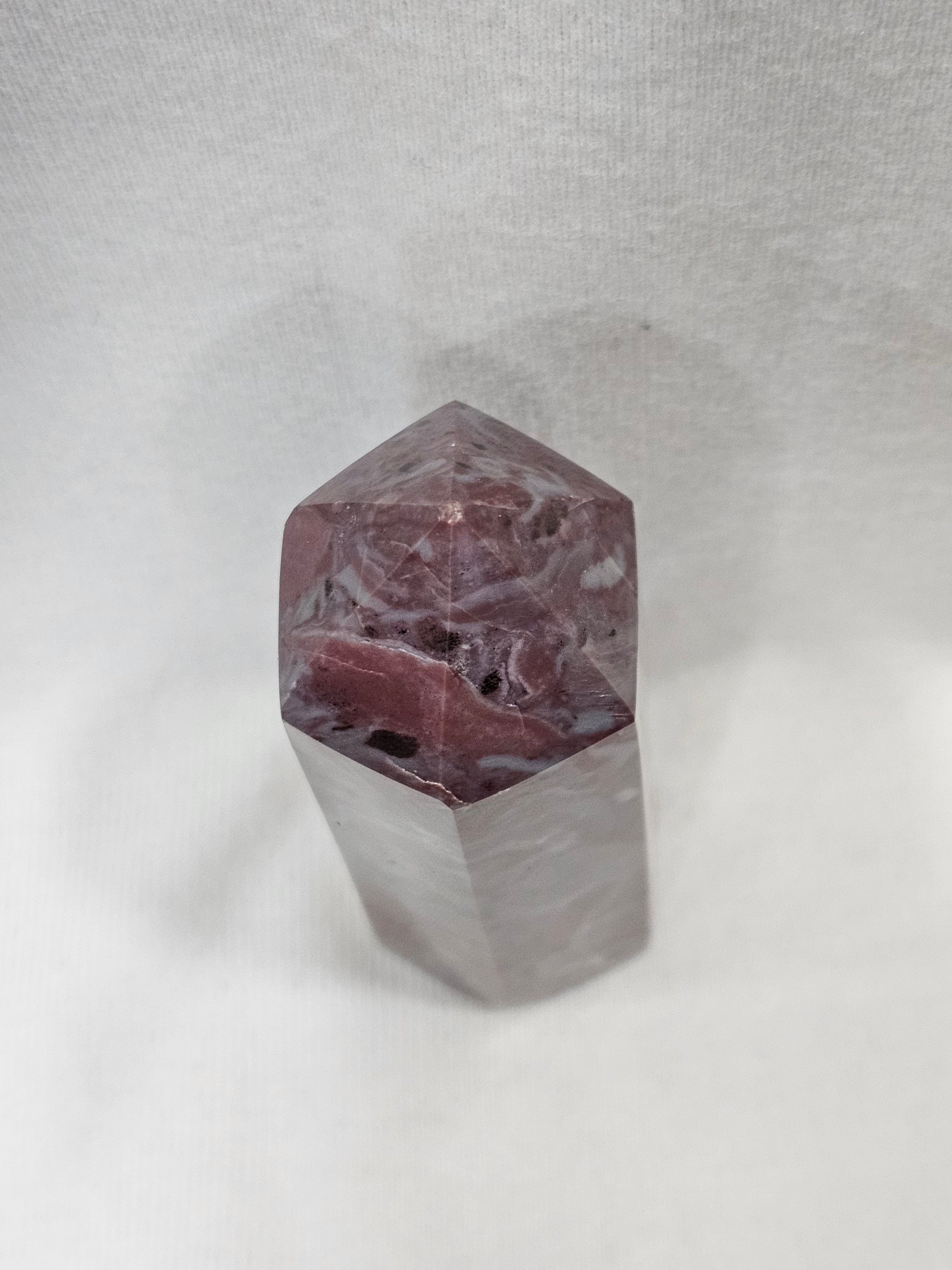 Ocean Jasper Crystal Tower - Natural Polished Stone Point