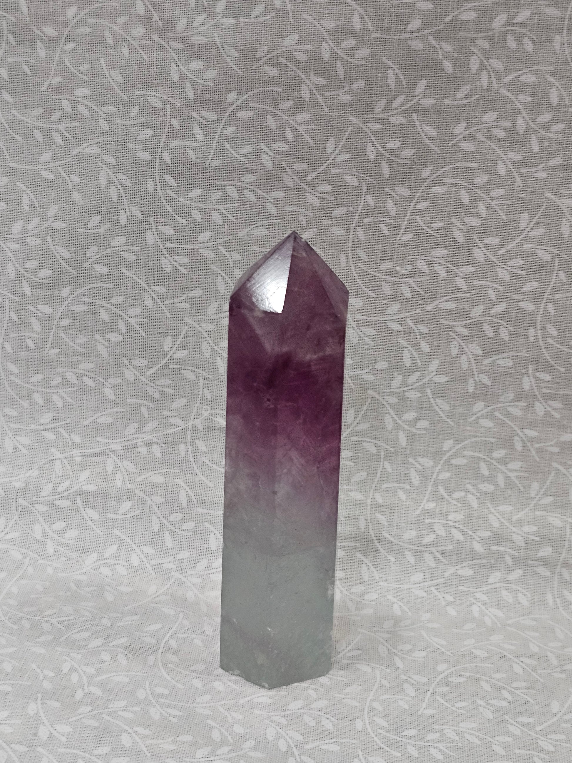 Rainbow Fluorite Crystal Tower
