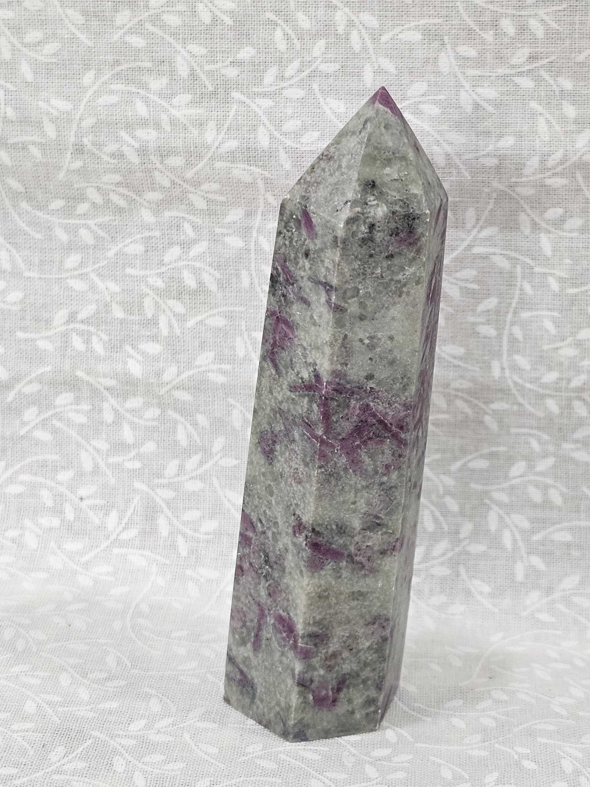 Ruby In Granite Crystal Tower