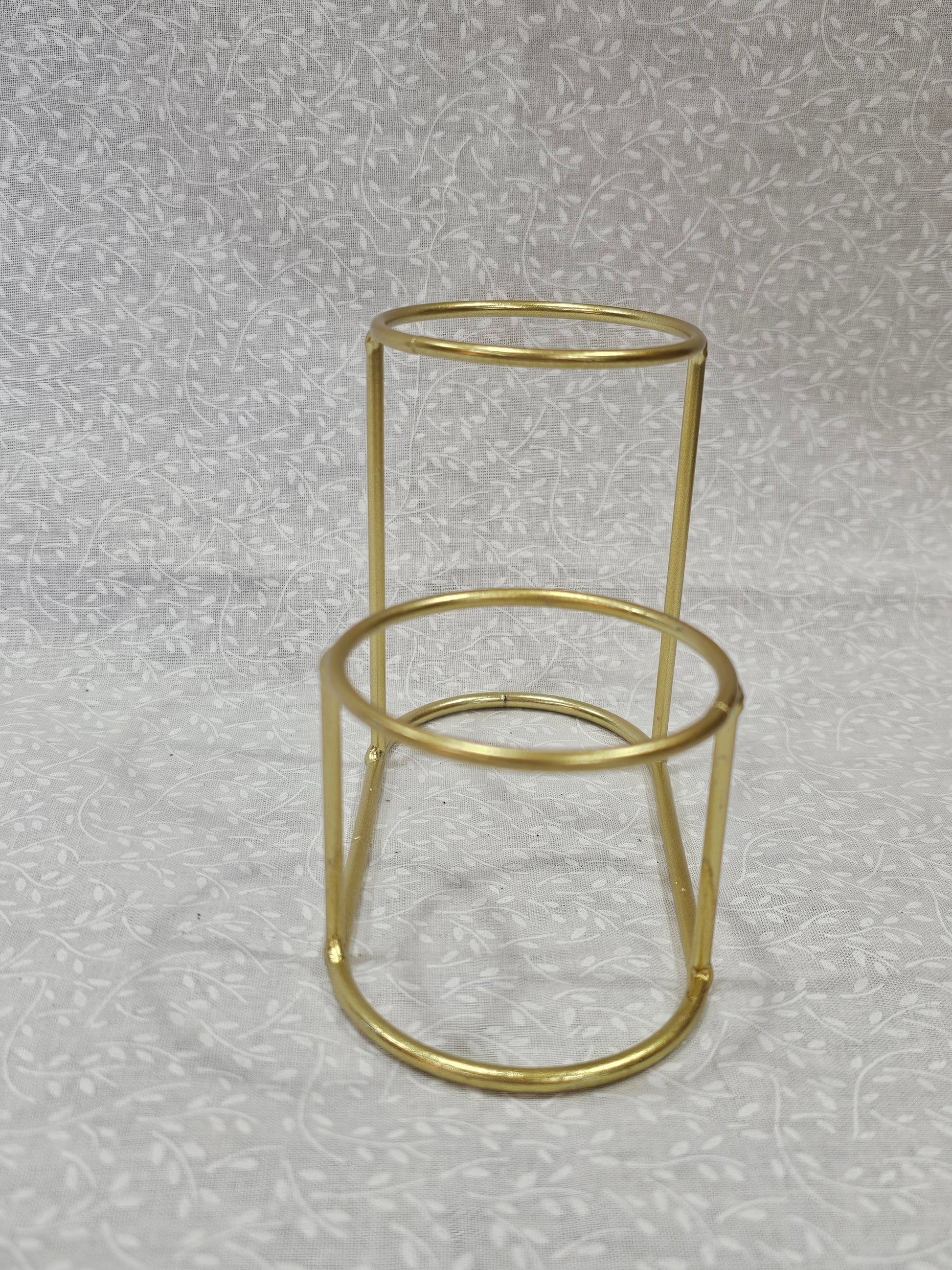 Double Crystal Sphere Stand Holder