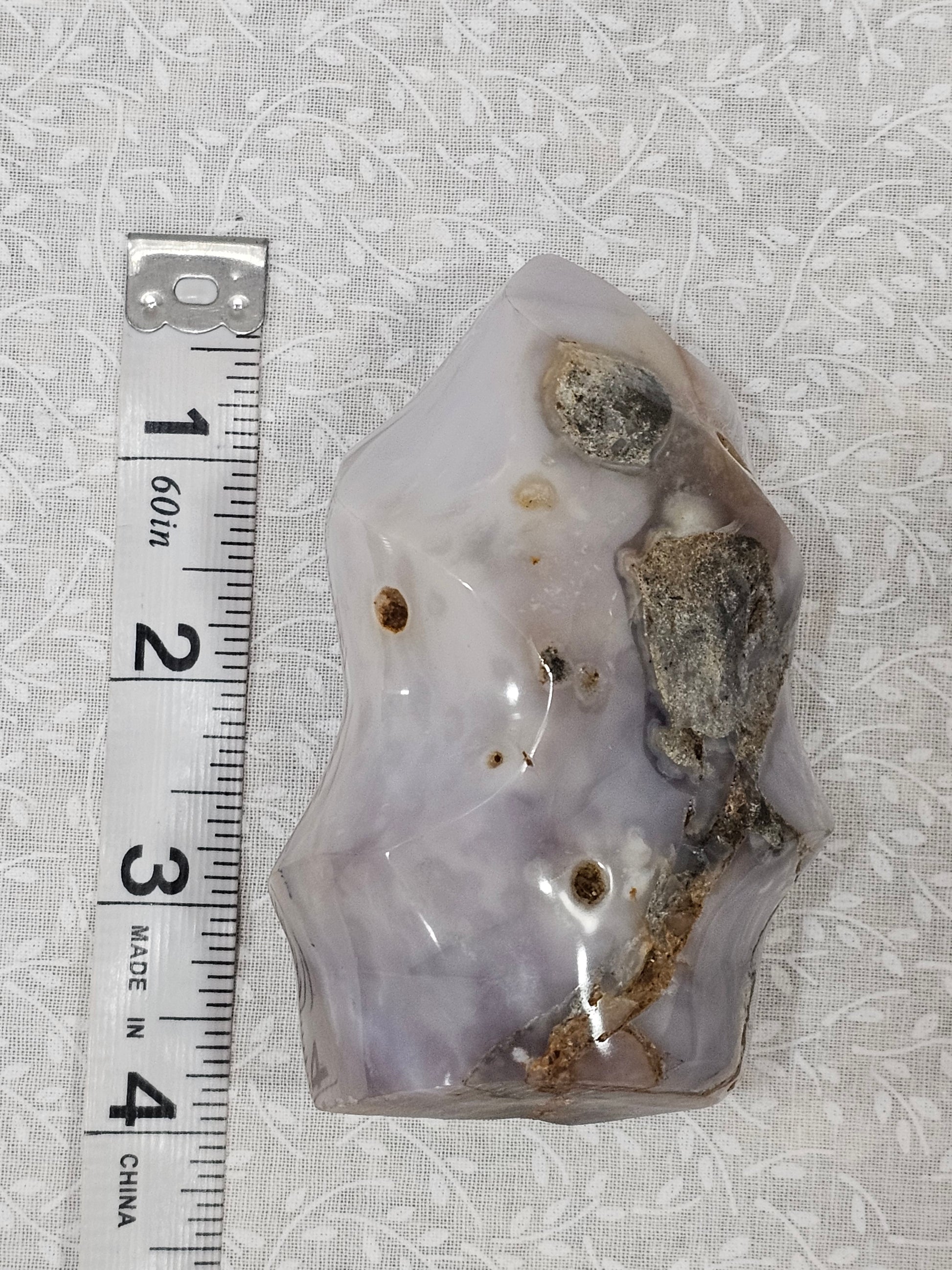 Chalcedony Crystal Flame