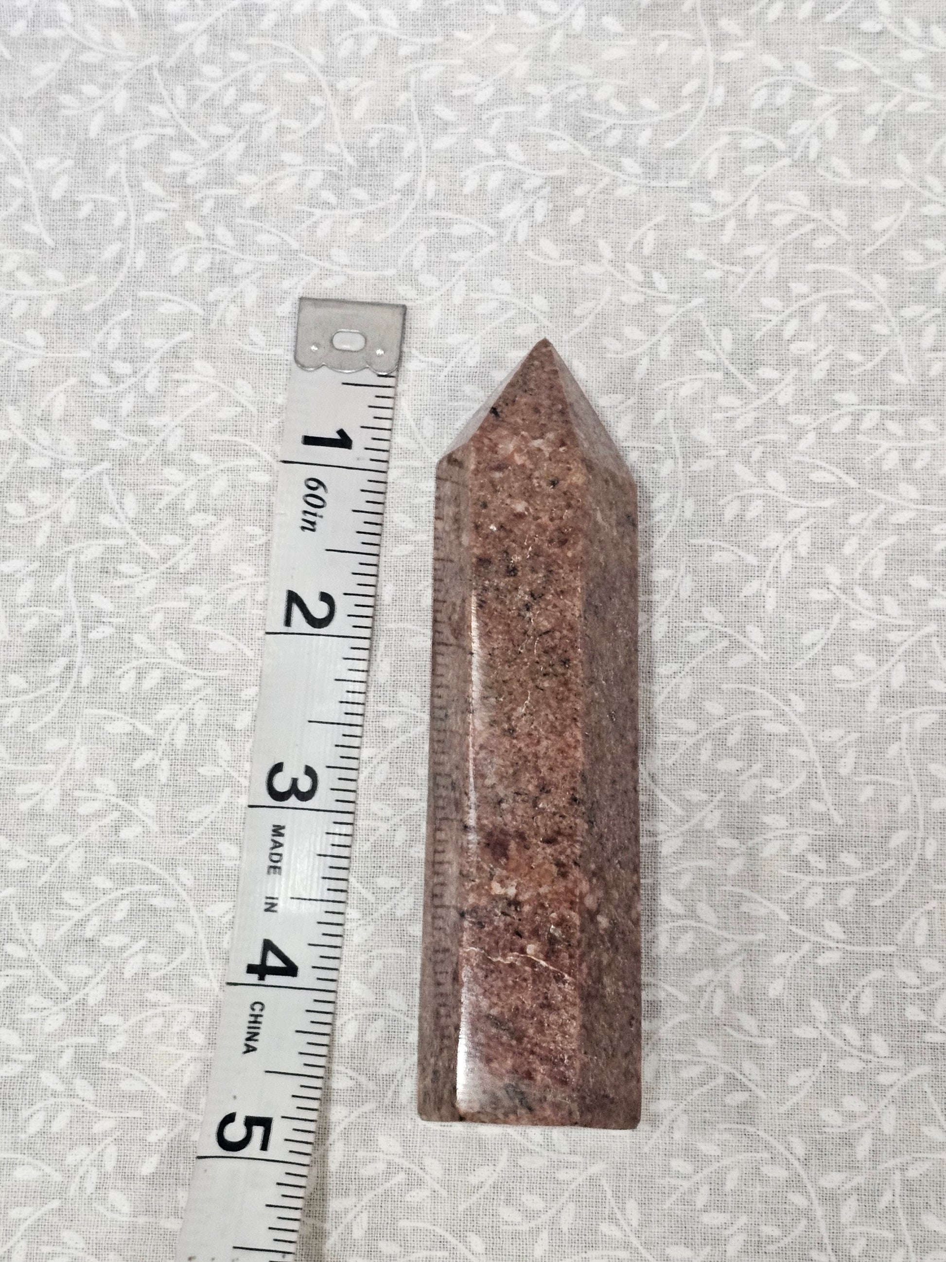 Leopard Skin Jasper Crystal Tower