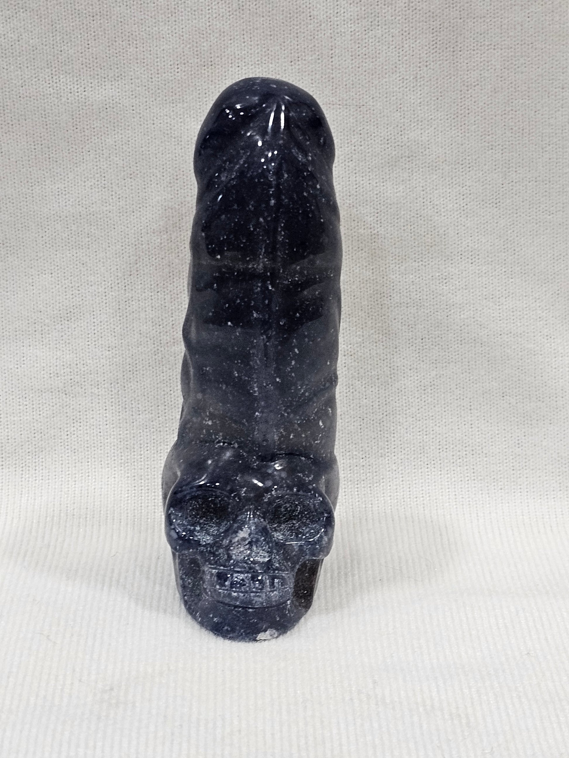 Sodalite Skull Carving   Crystal Skull