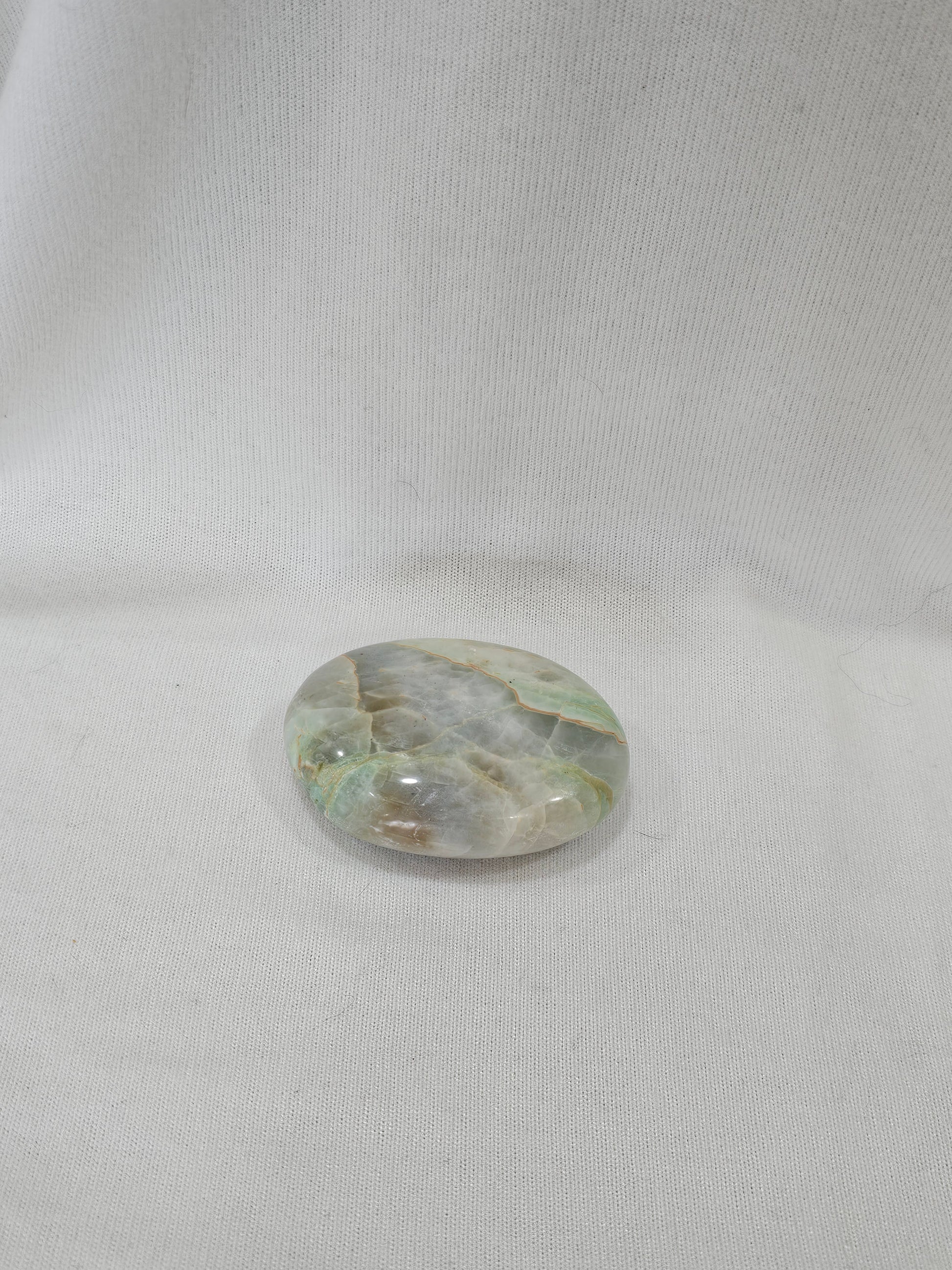 Garnierite Crystal Palm Stone