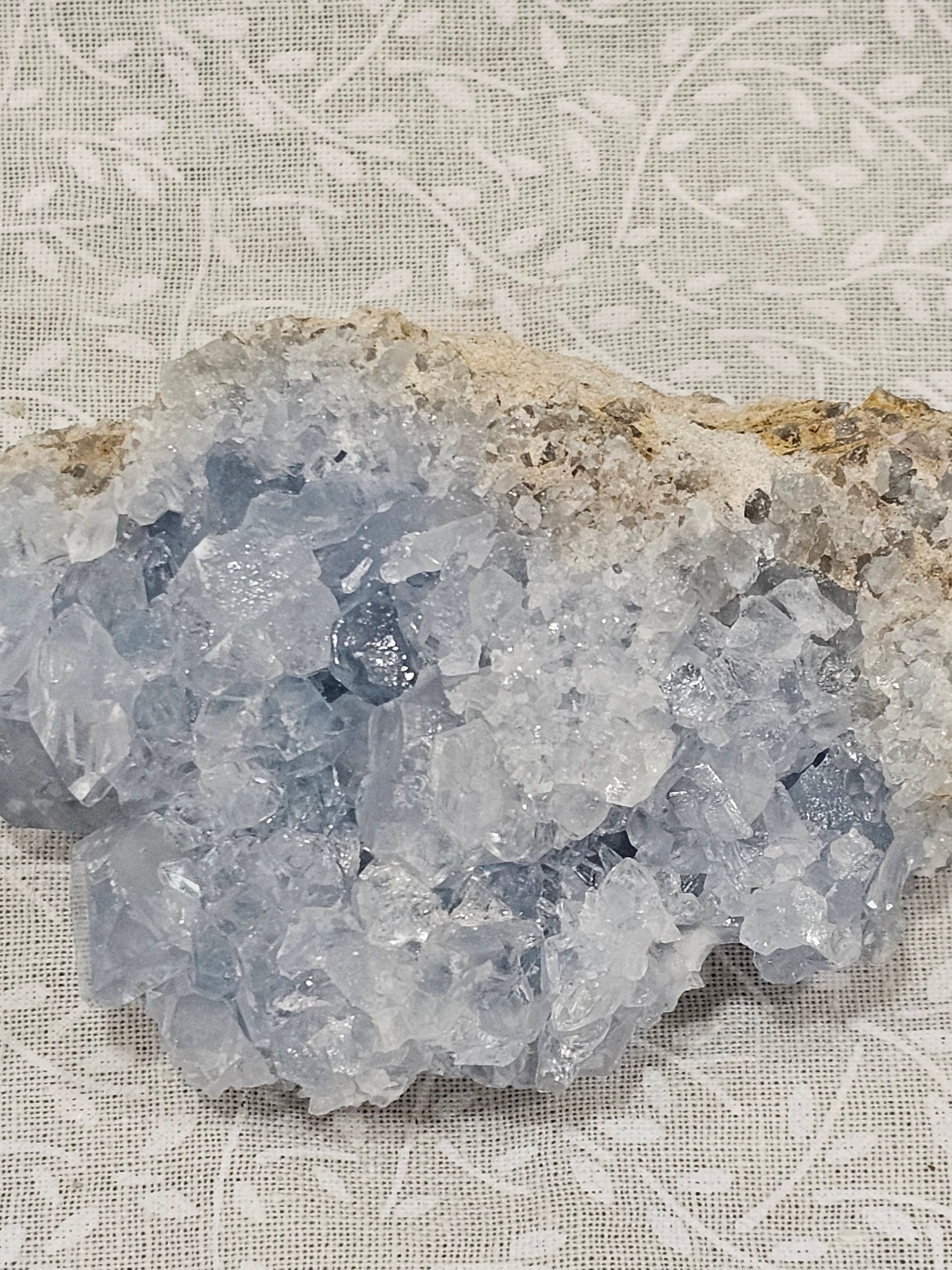 Celestite Raw Crystal Cluster