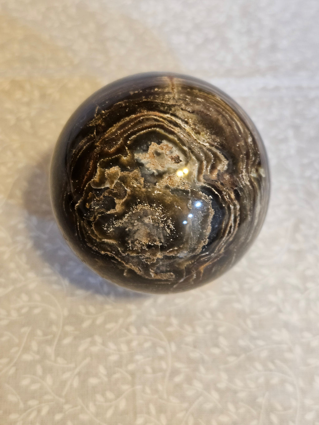 Stromatolite Crystal Sphere