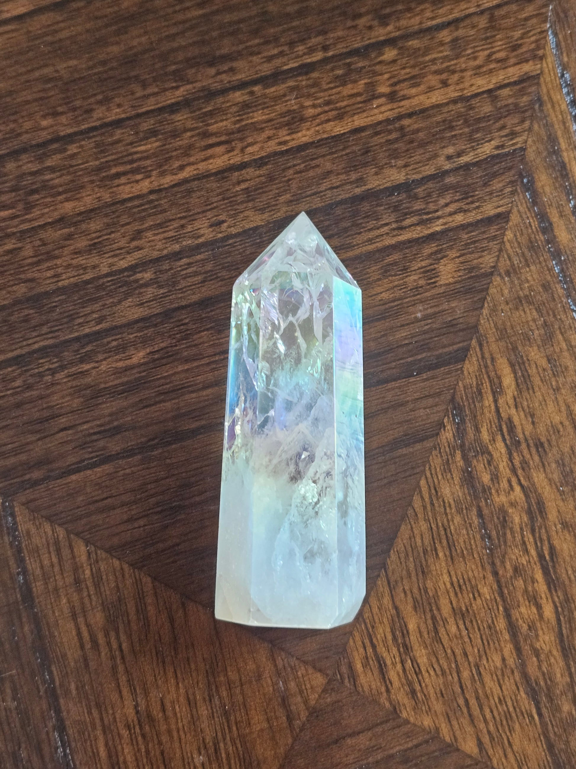 Angel Aura Quartz Crystal Tower