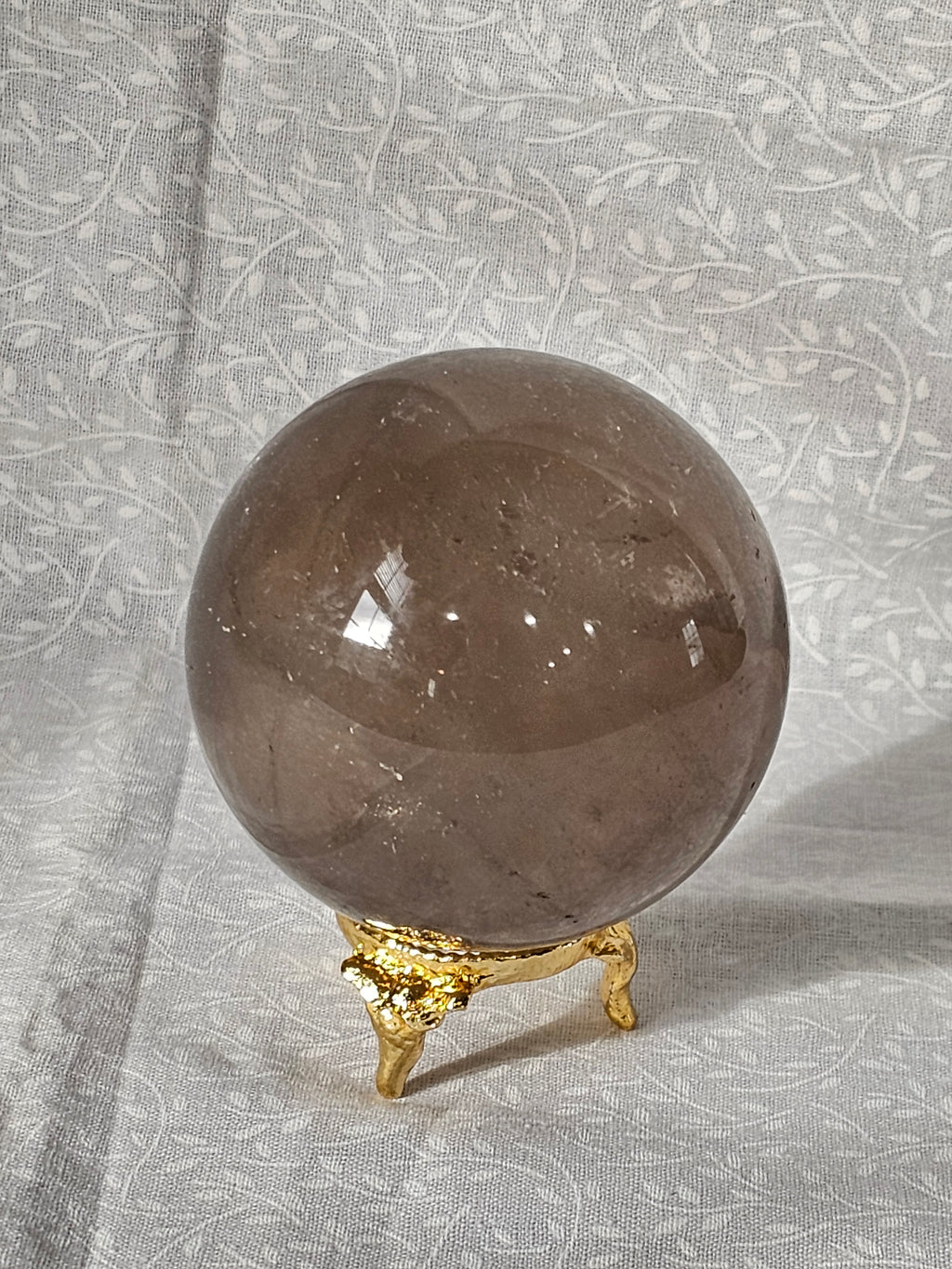 Smokey Quartz Crystal Sphere 70mm