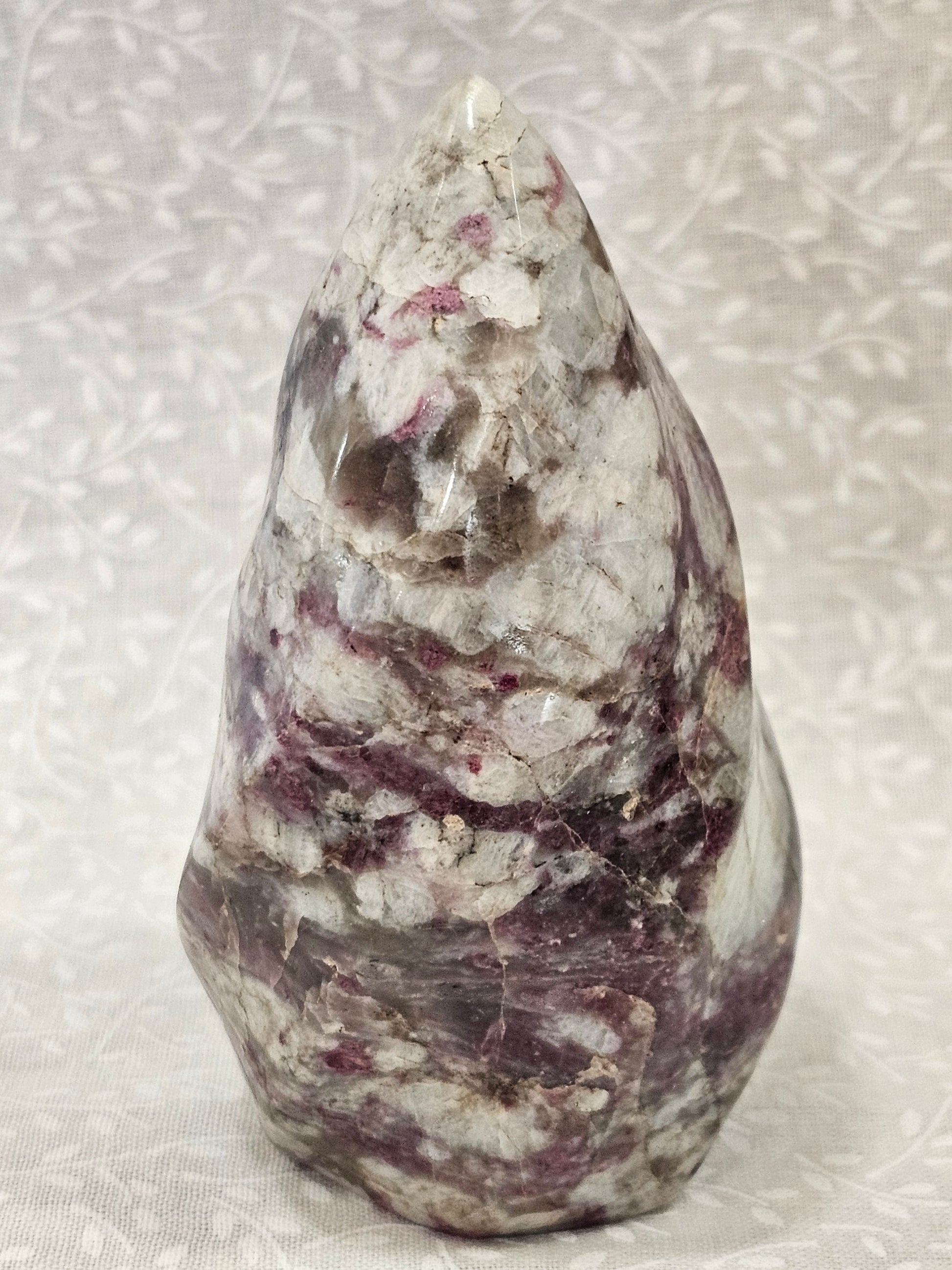 Rubellite Tourmaline Crystal Flame