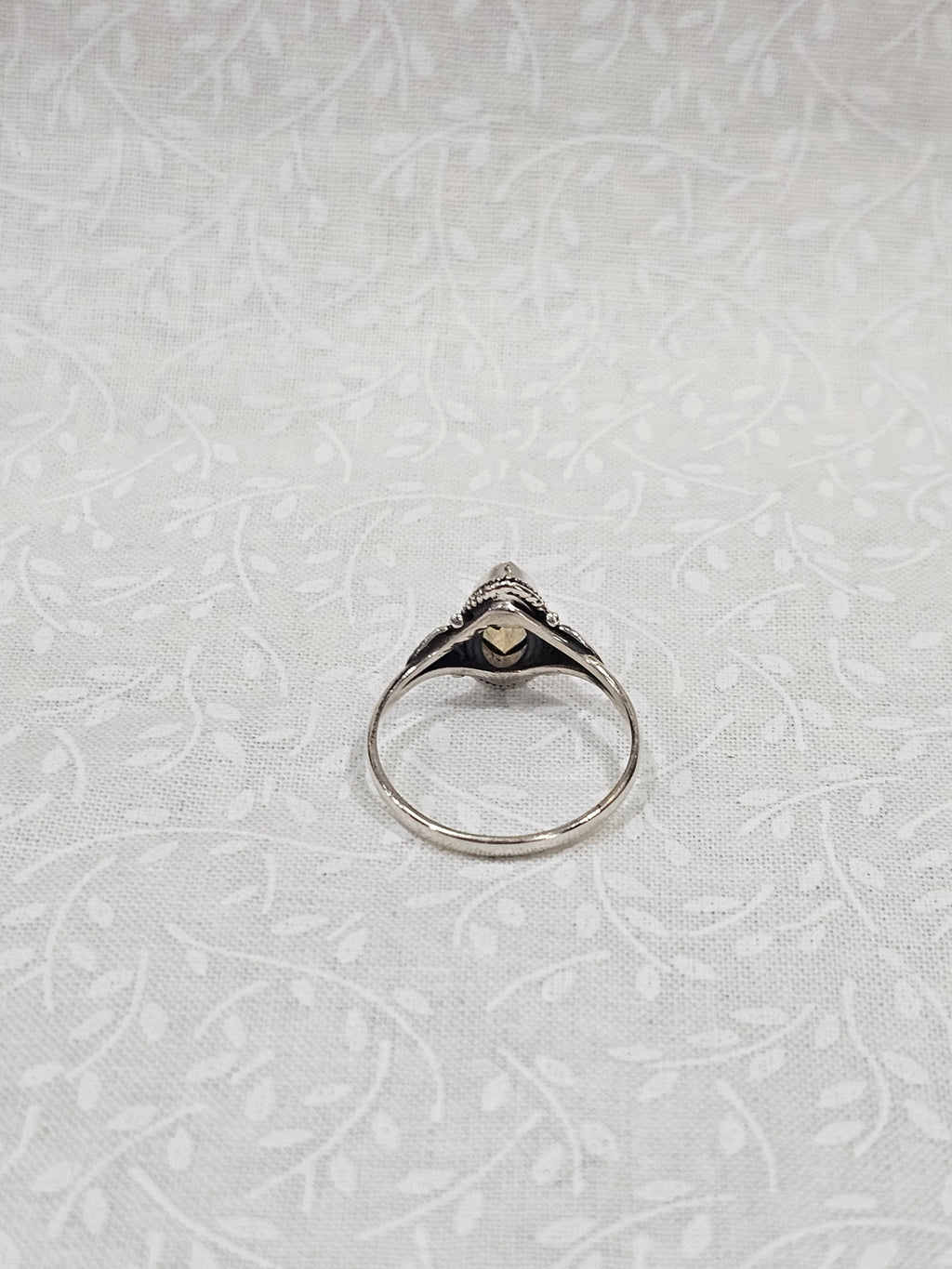 Sterling Silver Prosperity Citrine Ring - Size 8
