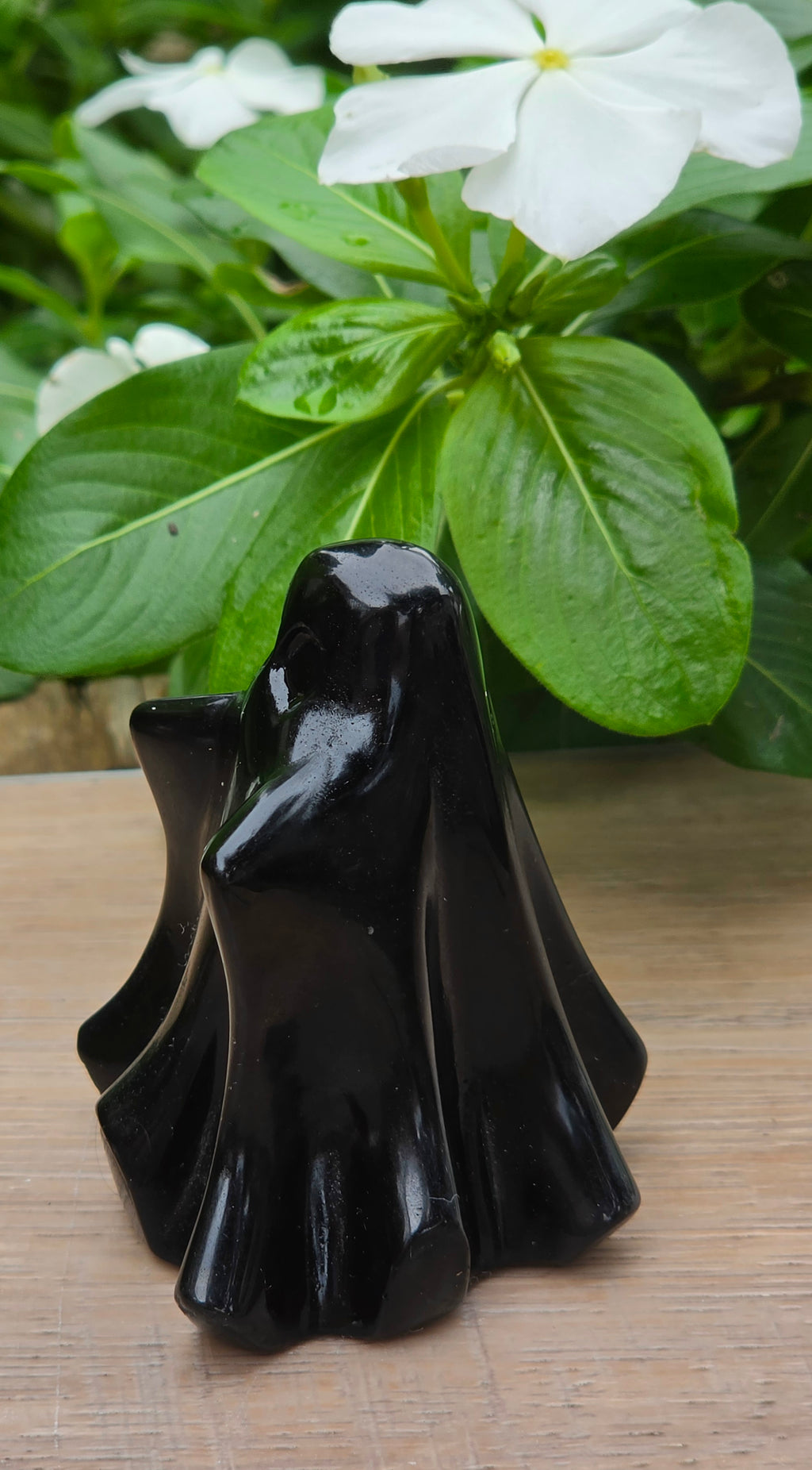 Black Obsidian Crystal Ghost